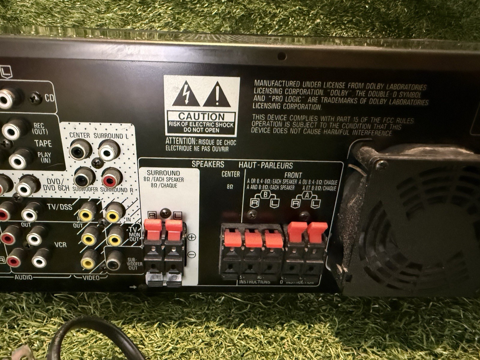 Technics SA-AX730 Stereo Receiver Nice! Clean! Works Great No Remote