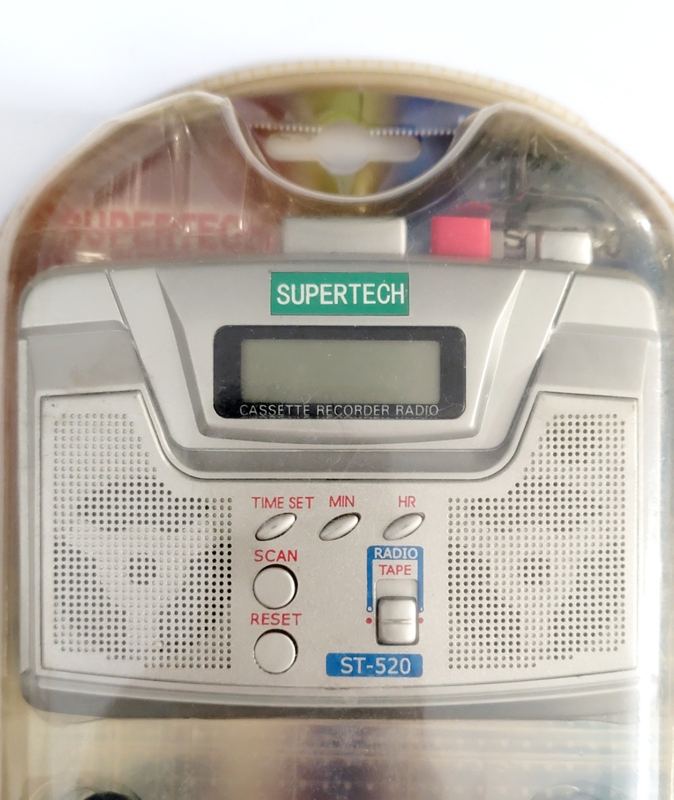 Vintage SUPERTECH Digital Stereo Radio Cassette RECORDER Portable Music Player