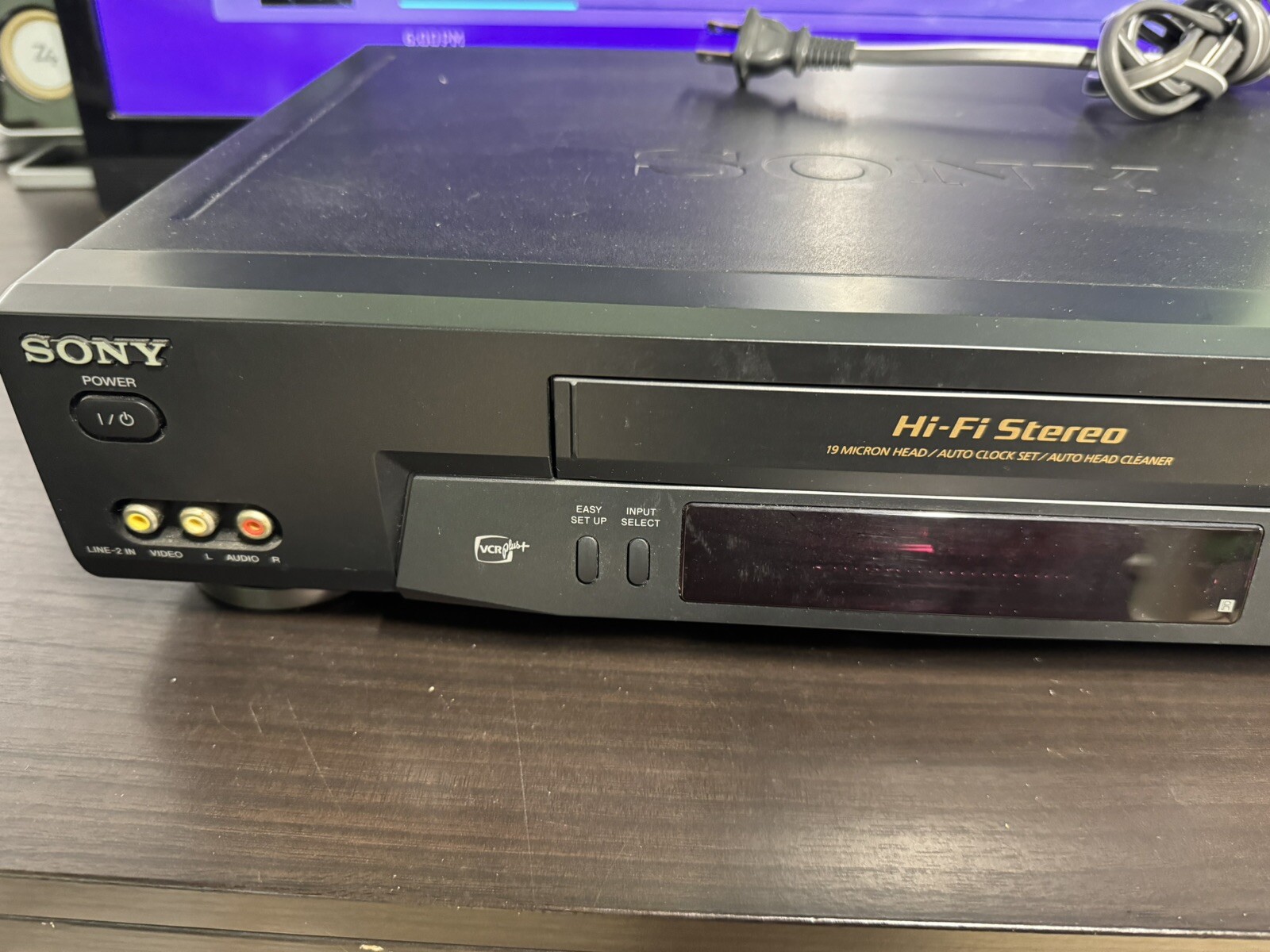 Sony SLV-N71 HI-FI Stereo VHS Player VCR Recorder Tested Working