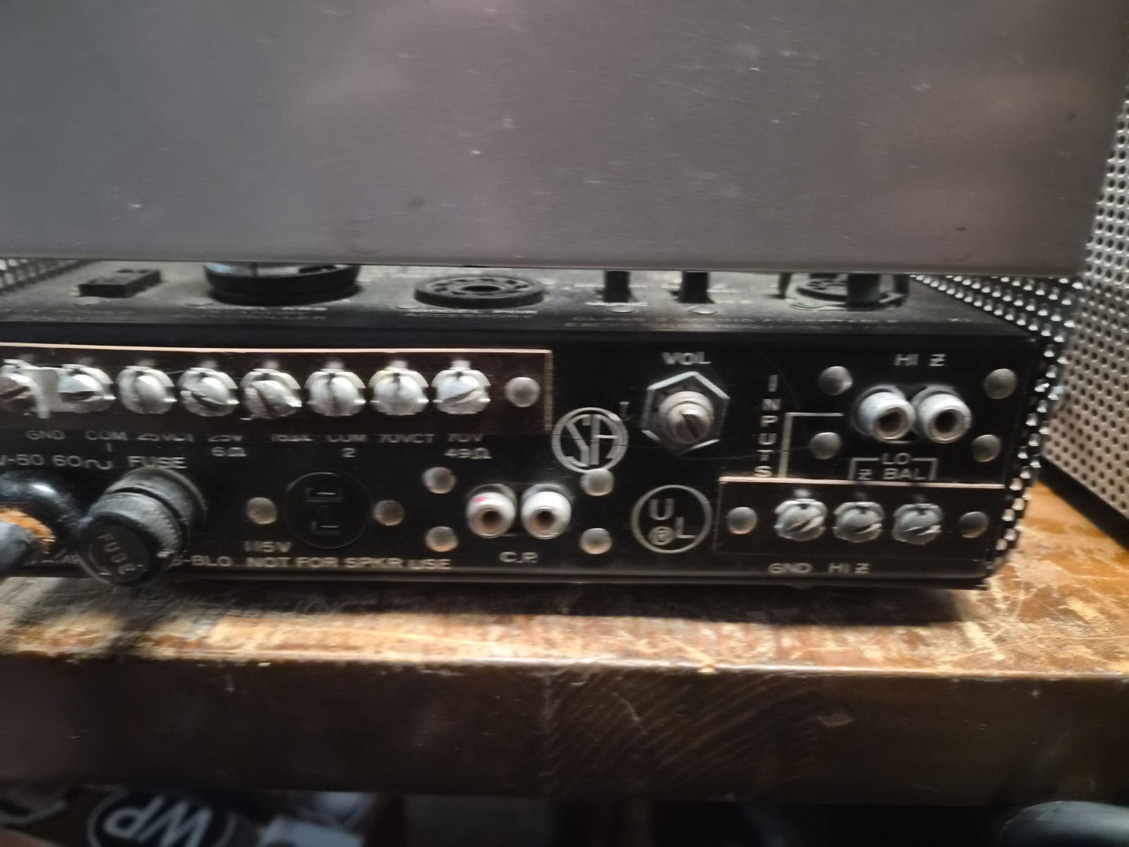 Pair Of Bogen MO-100a 100 Watt Monoblock Tube Amps, Untested, All Tubes Included