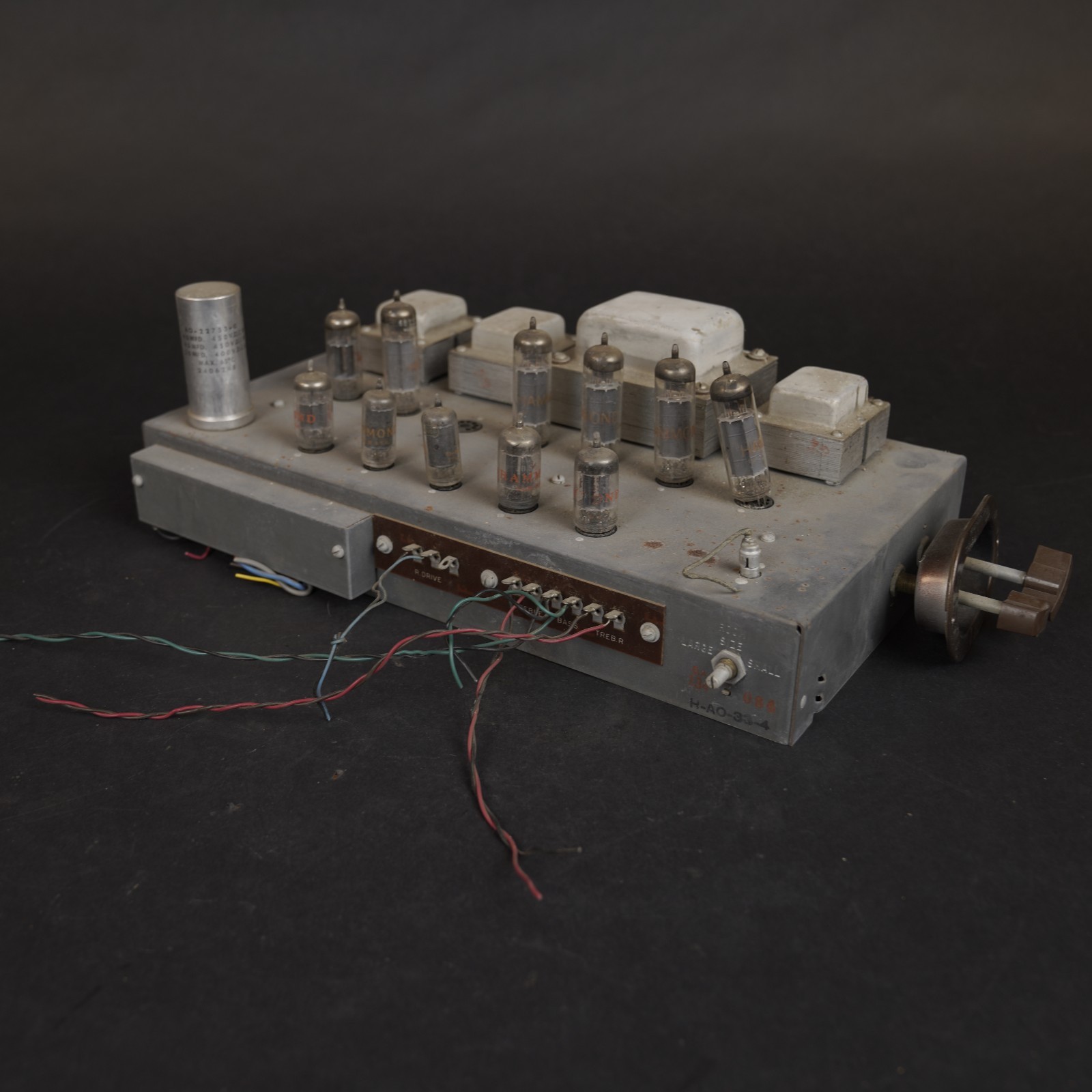 Hammond Organ AO-33-4 Vintage Amp 1960’s Tube Pre Amplifier from a working organ