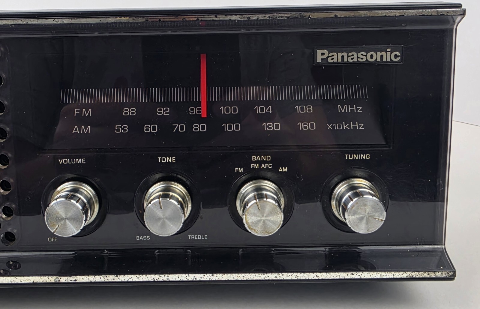 Vintage Panasonic Model RE-6513 AM/FM Table Shelf Radio Woodgrain Tested Working