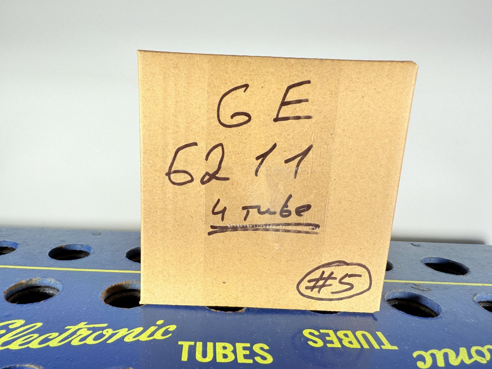 Lot of 4 Tube GE 6211 12AT7 Tested Good Tube