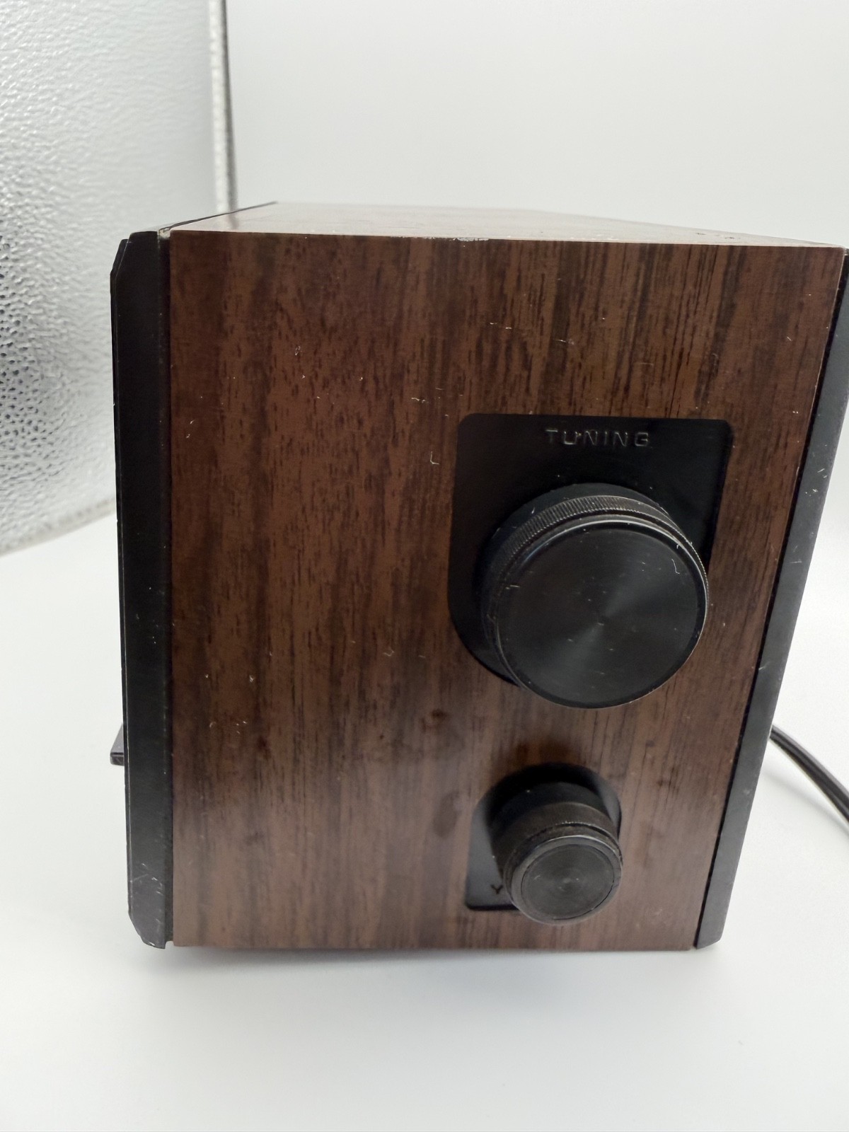 Vintage GE General Electric AM FM Radio-Model No 7-4115B Wood Grain-TESTED&WORKS