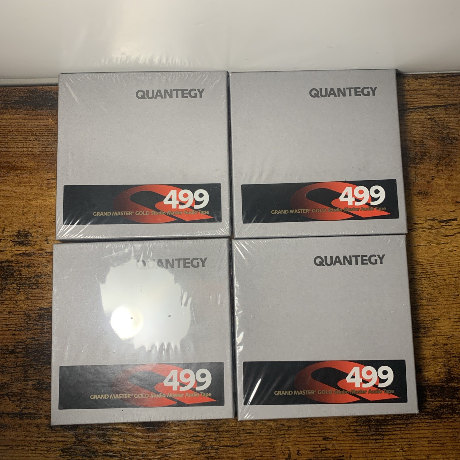 Lot Of 4 – 499 Quantegy Reel It reel Tape – All Sealed