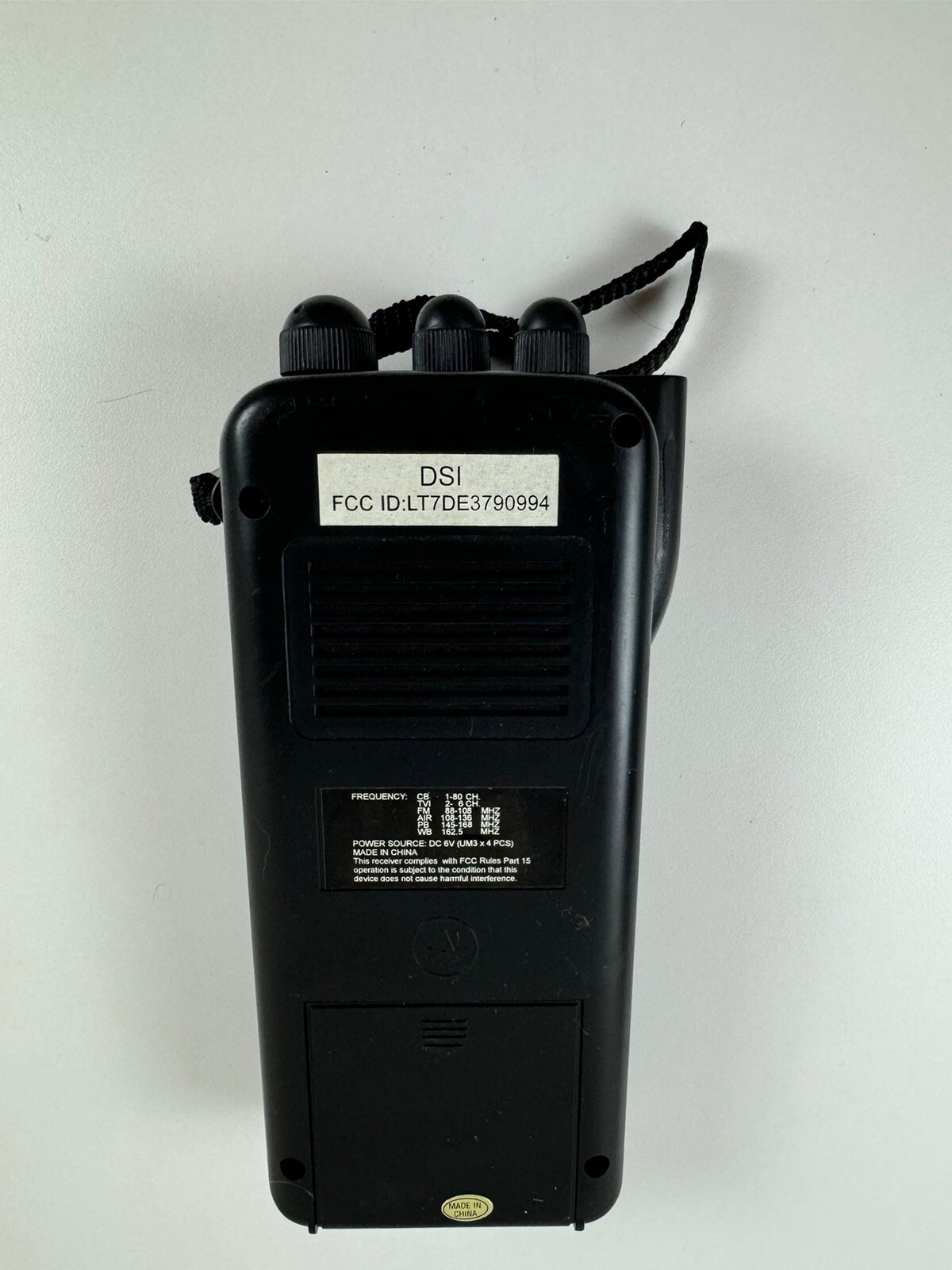 MULTI-BAND RADIO RECEIVER WB PB AIR CB TV1 FM *read