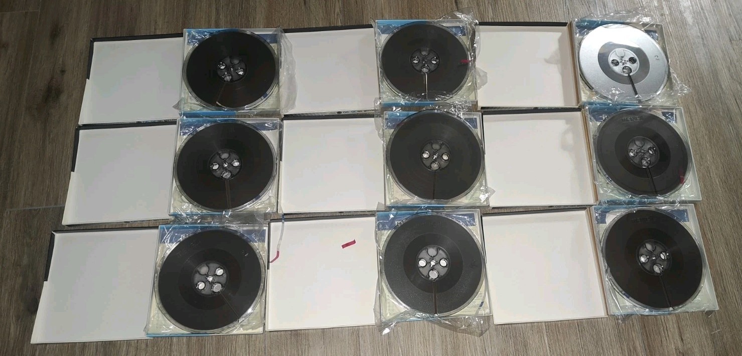 MAXELL UD 35-90 REEL TO REEL SOUND RECORDING TAPE (LOT OF 14) USED