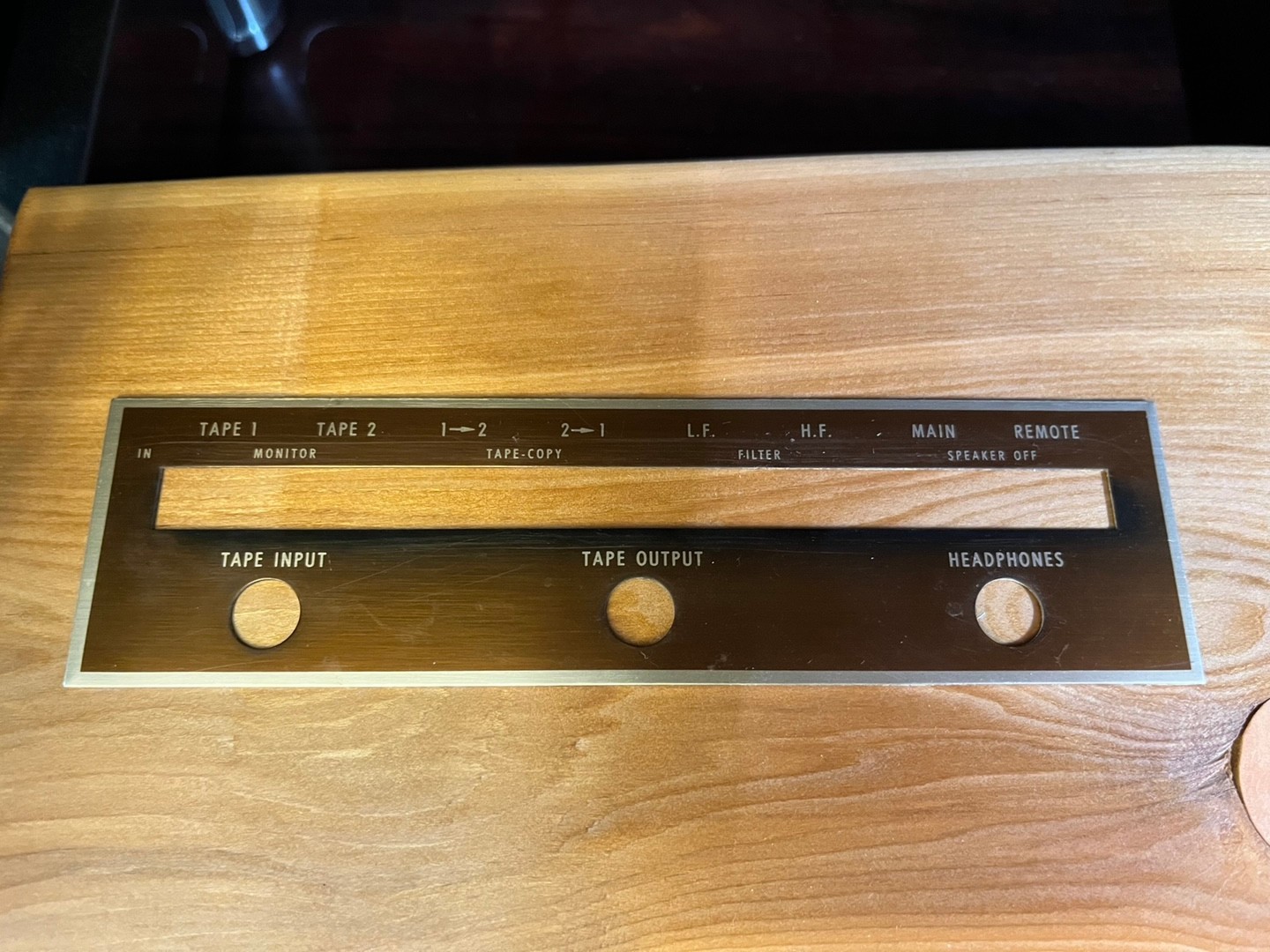 MCINTOSH C28 Preamplifier Faceplate DECAL ONLY