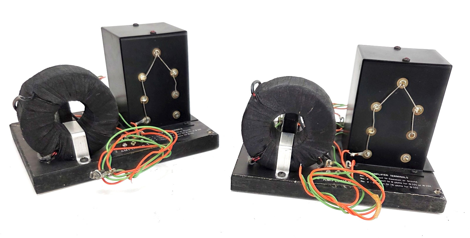 BOZAK N-104 VINTAGE SPEAKER CROSSOVER NETWORKS PAIR WORKING