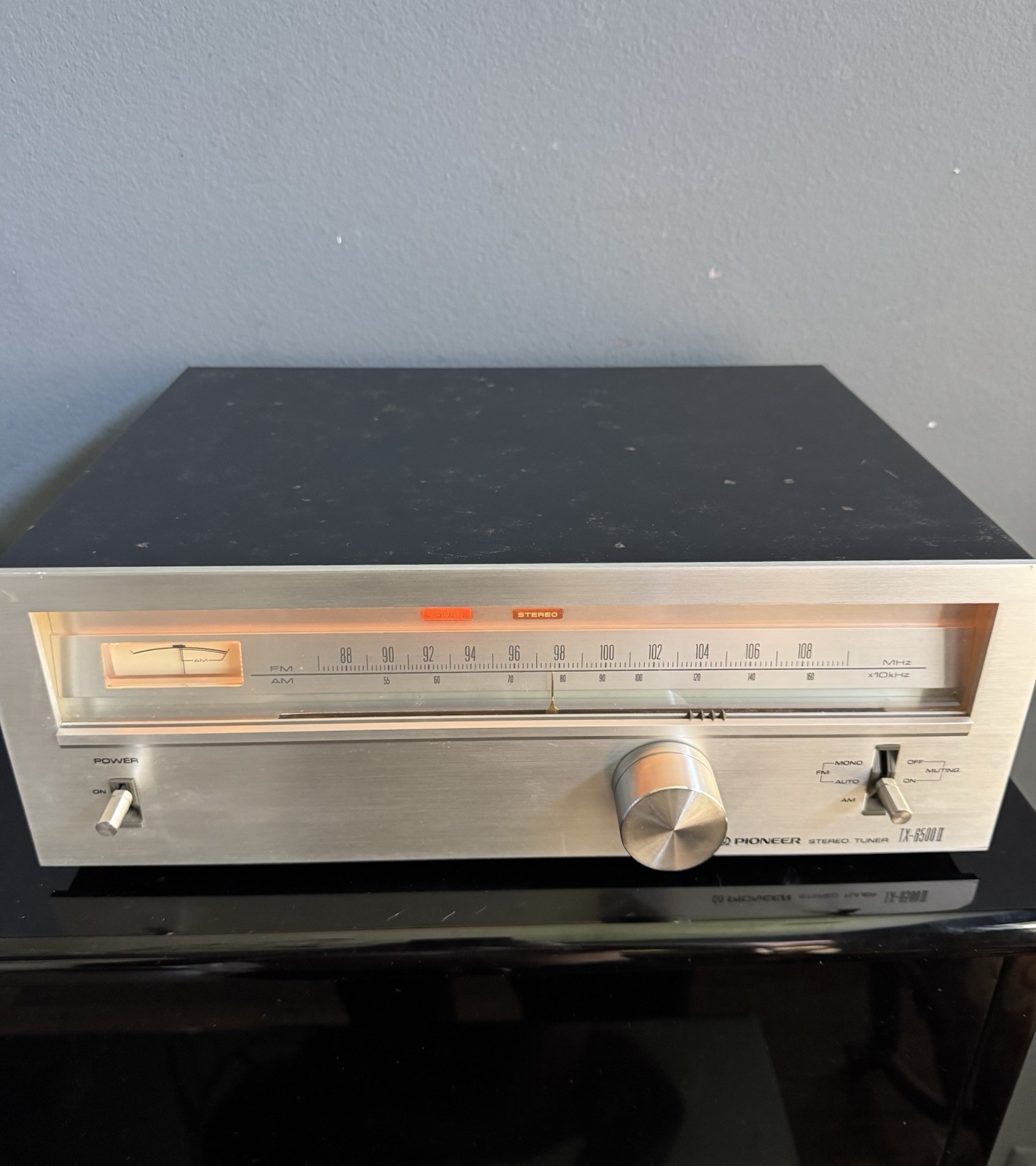 Vintage PIONEER TX-6500 II Stereo Tooner – AM FM 60 Hz 14 Watts AS-IS – WORKS
