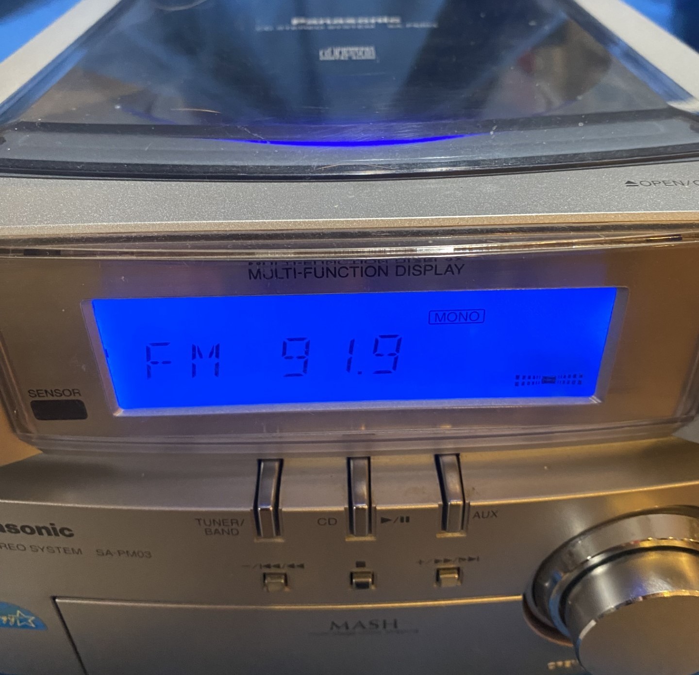 Panasonic AM/FM CD Stereo System SA-PM03 Cleaned/Inspected/TESTED Works Perfect