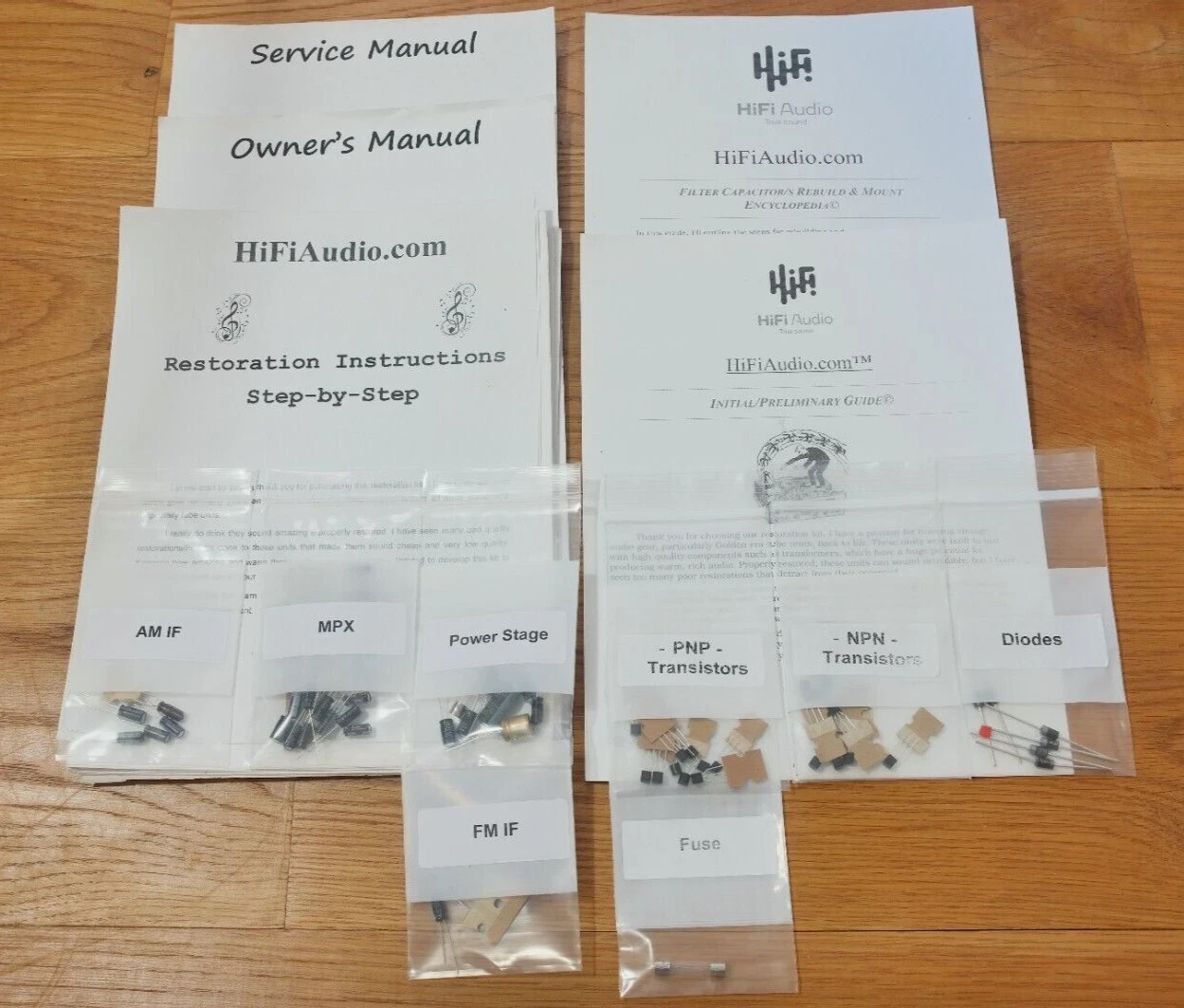 Kenwood KT-7001 restoration recap repair upgrade rebuild kit capacitor upgrade