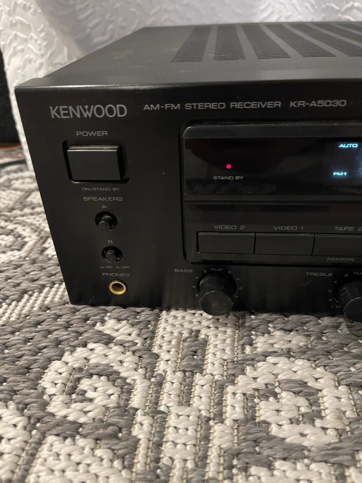 Vintage Kenwood KR-A5030 AM/FM Stereo Receiver Tested Working
