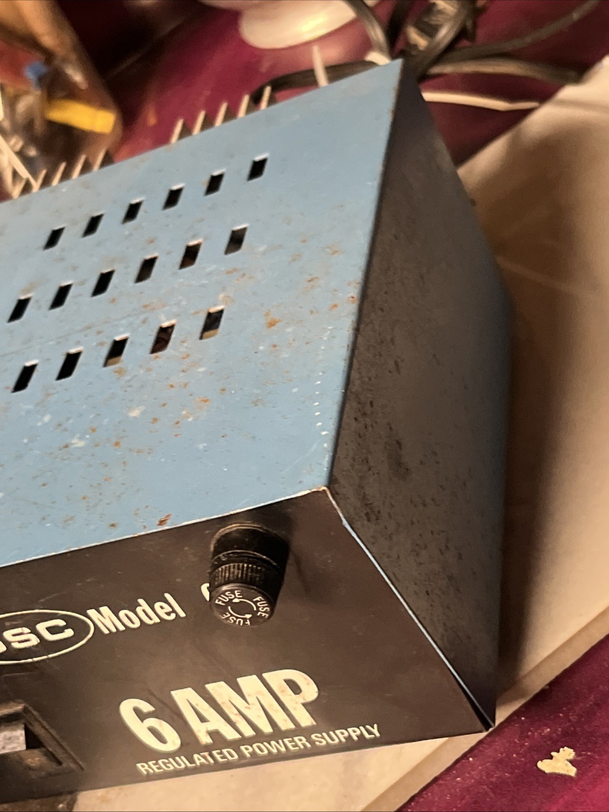 Vintage GSC Model 6R 6AMP Regulated Power Supply #B