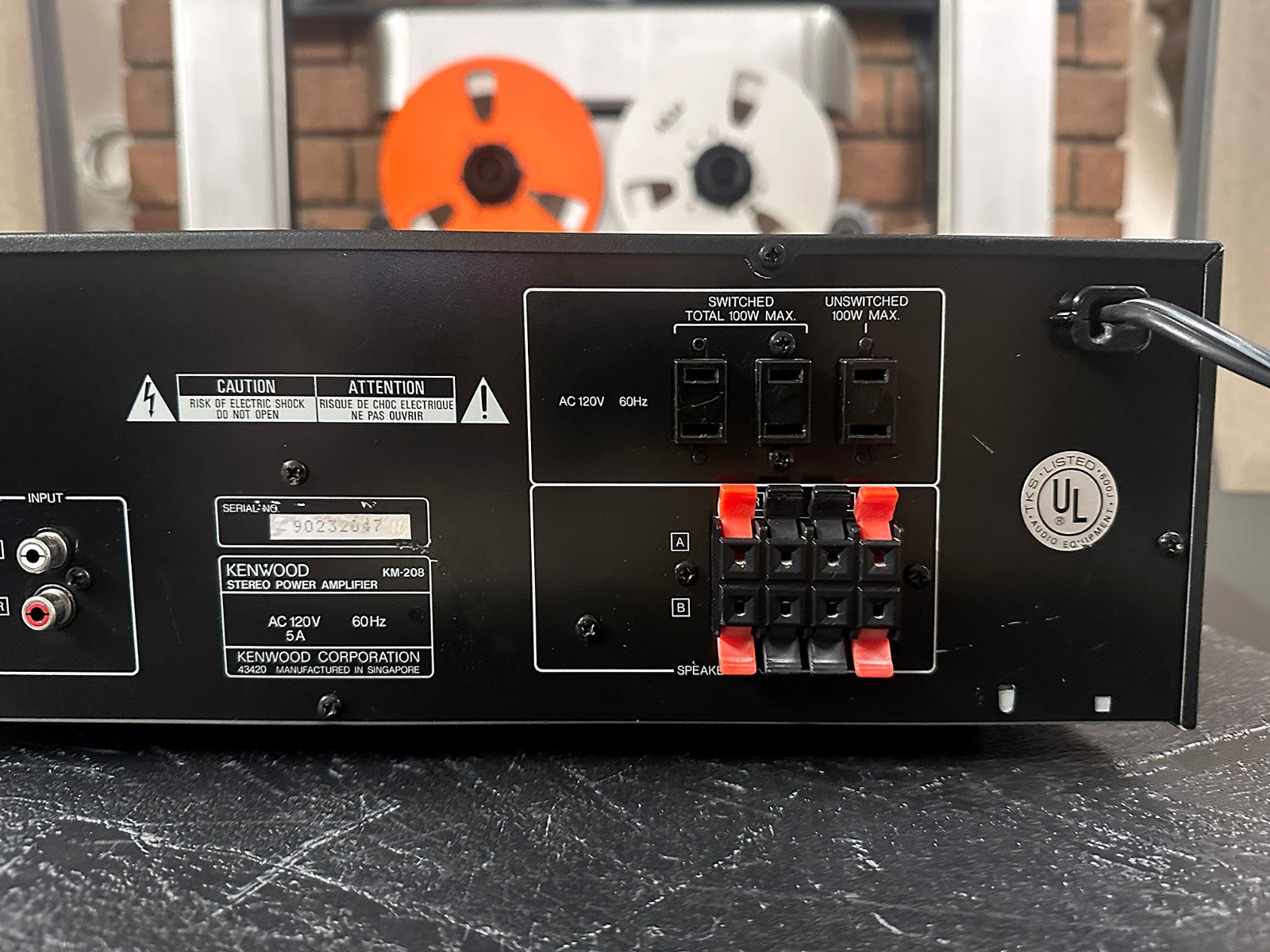 Kenwood KM-208 Audiophile Stereo Power Amplifier 150W/Ch + 30-Day $ Guarantee