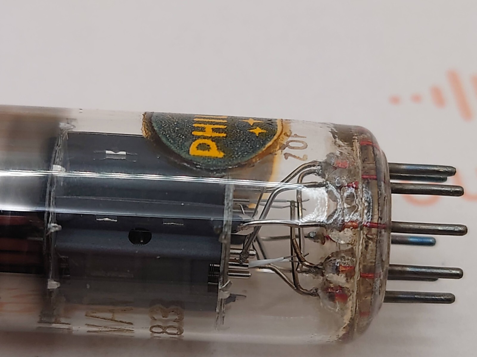 Philips ECC83 12AX7 Short Plates Matched Pair – Monza 1959/1960 I60 – Strong