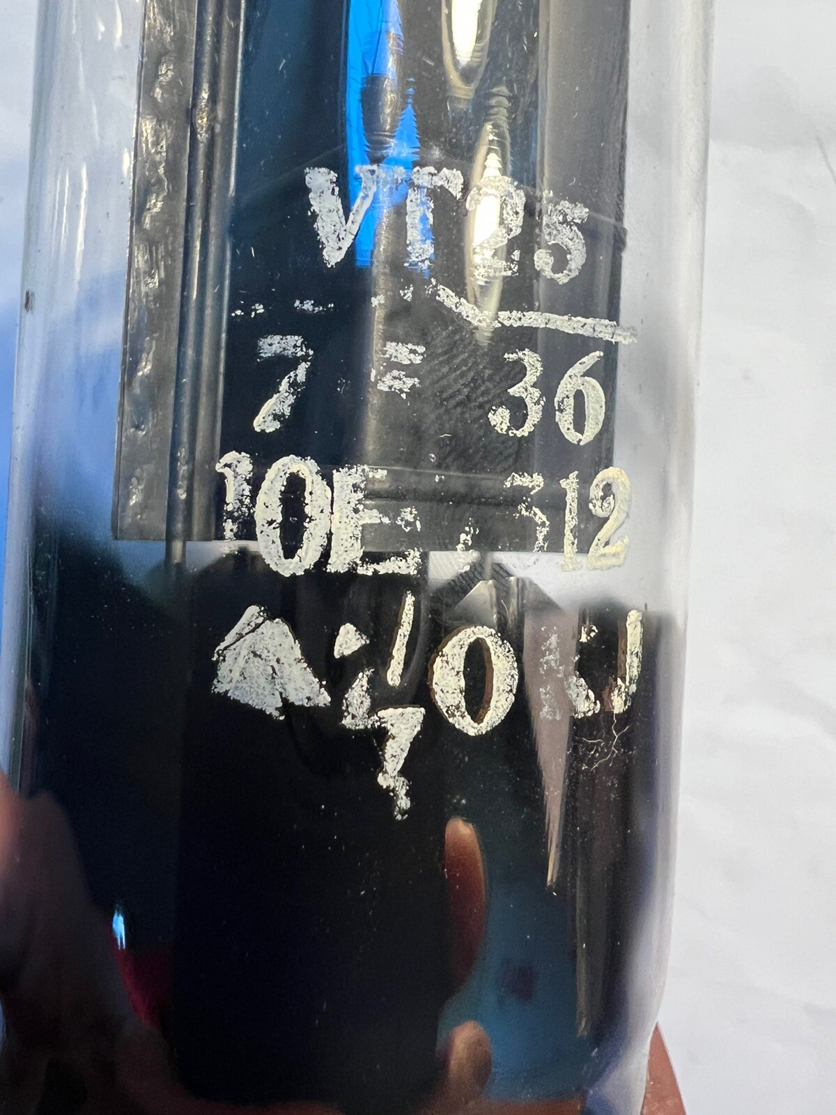 One Tube DET25 VT25 Larger Triode Output From Military Reserves Poss GEC Valve