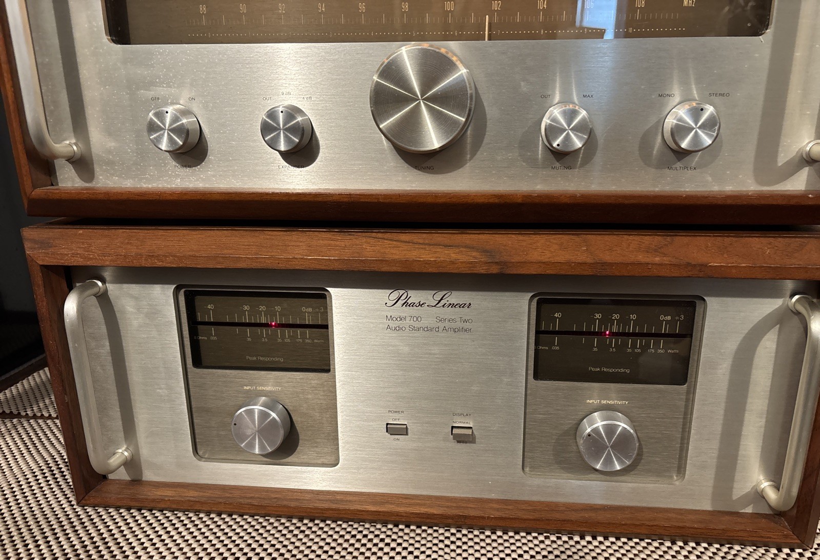 Phase Linear Series II System – 2000Preamp 5000 Tuner 700 Series 2 Power Amp