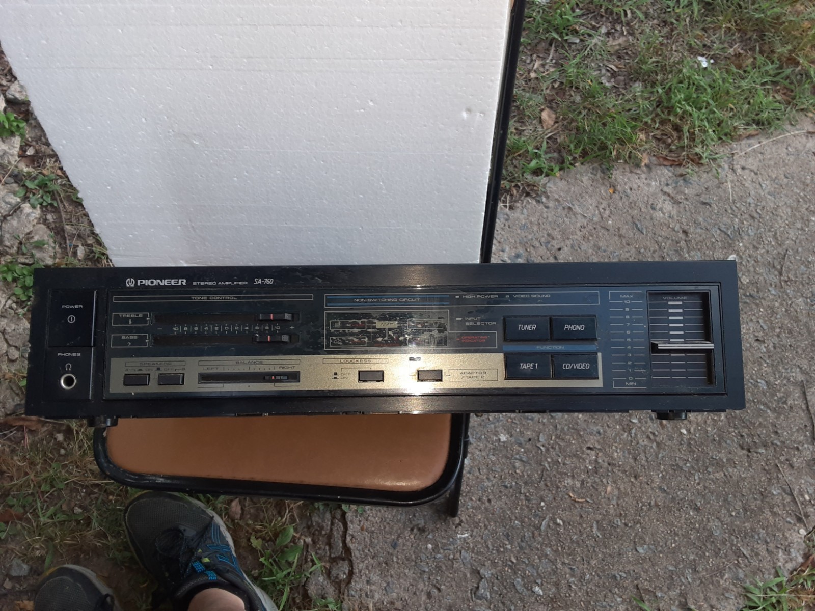 PIONEER SA-760 Stereo Amplifier 140 Watts – Free Shipping