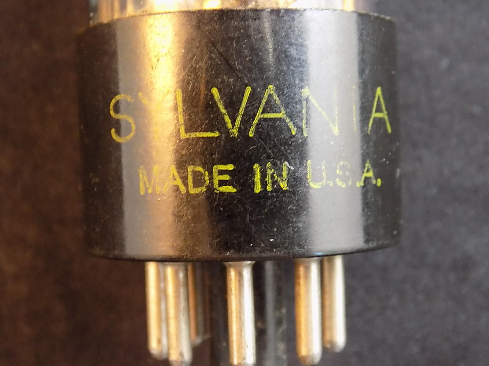 Vintage SYLVANIA VACUUM TUBE Made in USA TESTED at 90%