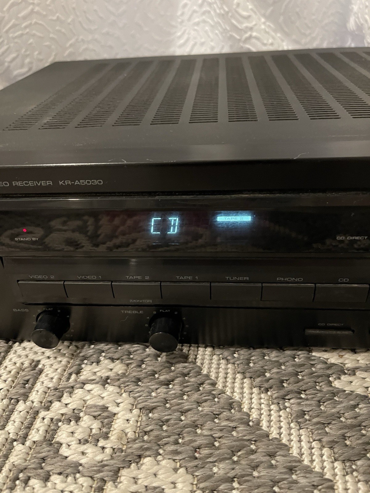 Vintage Kenwood KR-A5030 AM/FM Stereo Receiver Tested Working