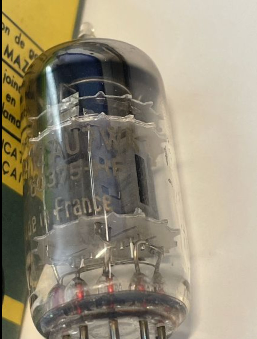 ULTRA RARE TUBE ECC802S 12AU7WA MAZDA 12AU7 triple micas
