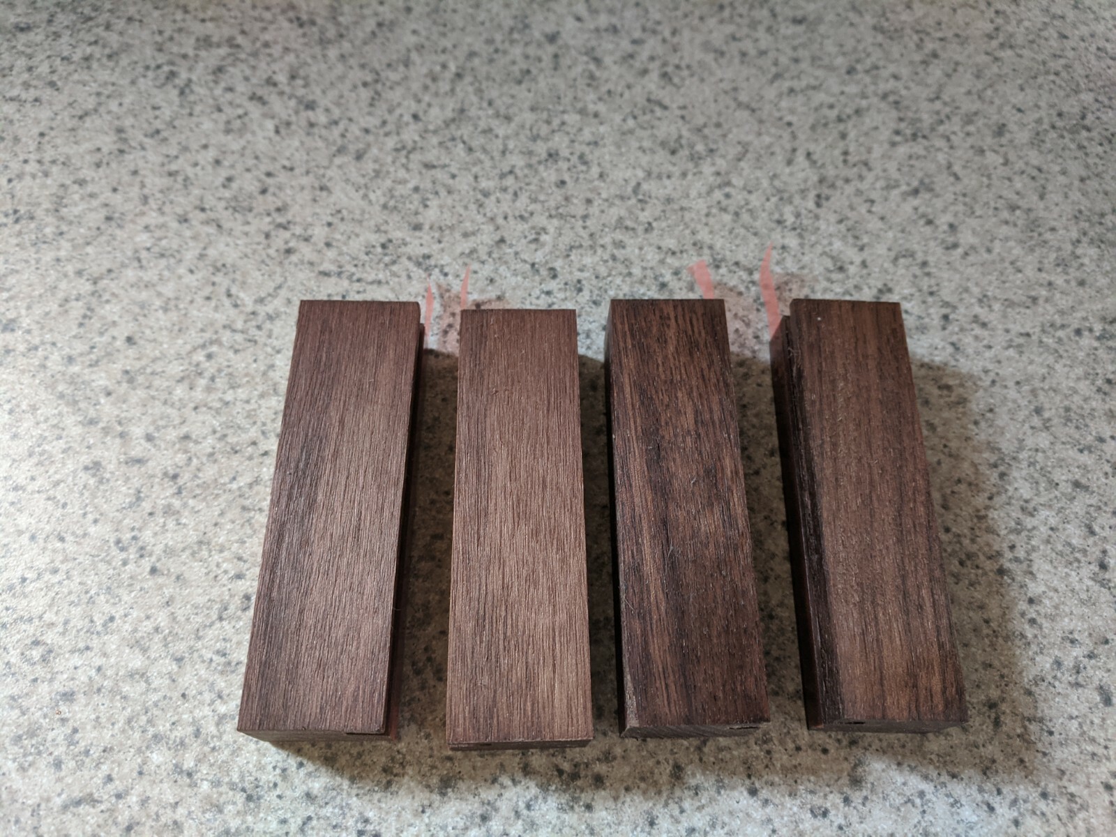 2 SETS! Black Walnut Rails Pioneer RG-2 RG-60 RG-70 RG-9 SR-303 SR-60 SR-70 SR-9