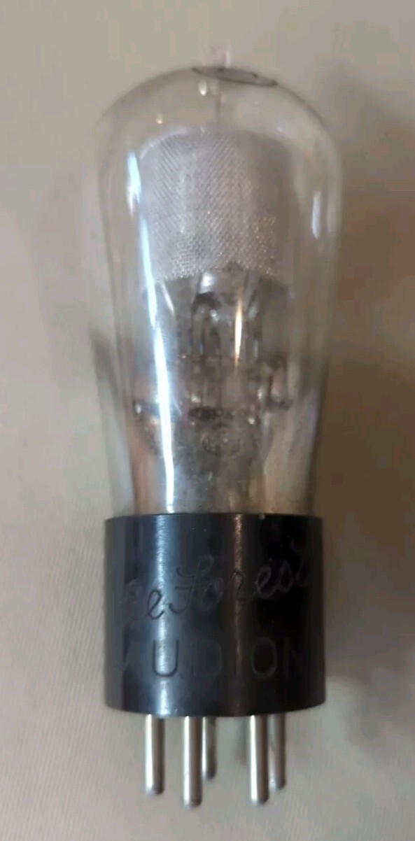 Audion Deforest Radio Co 24 Amplifier Tube As Is