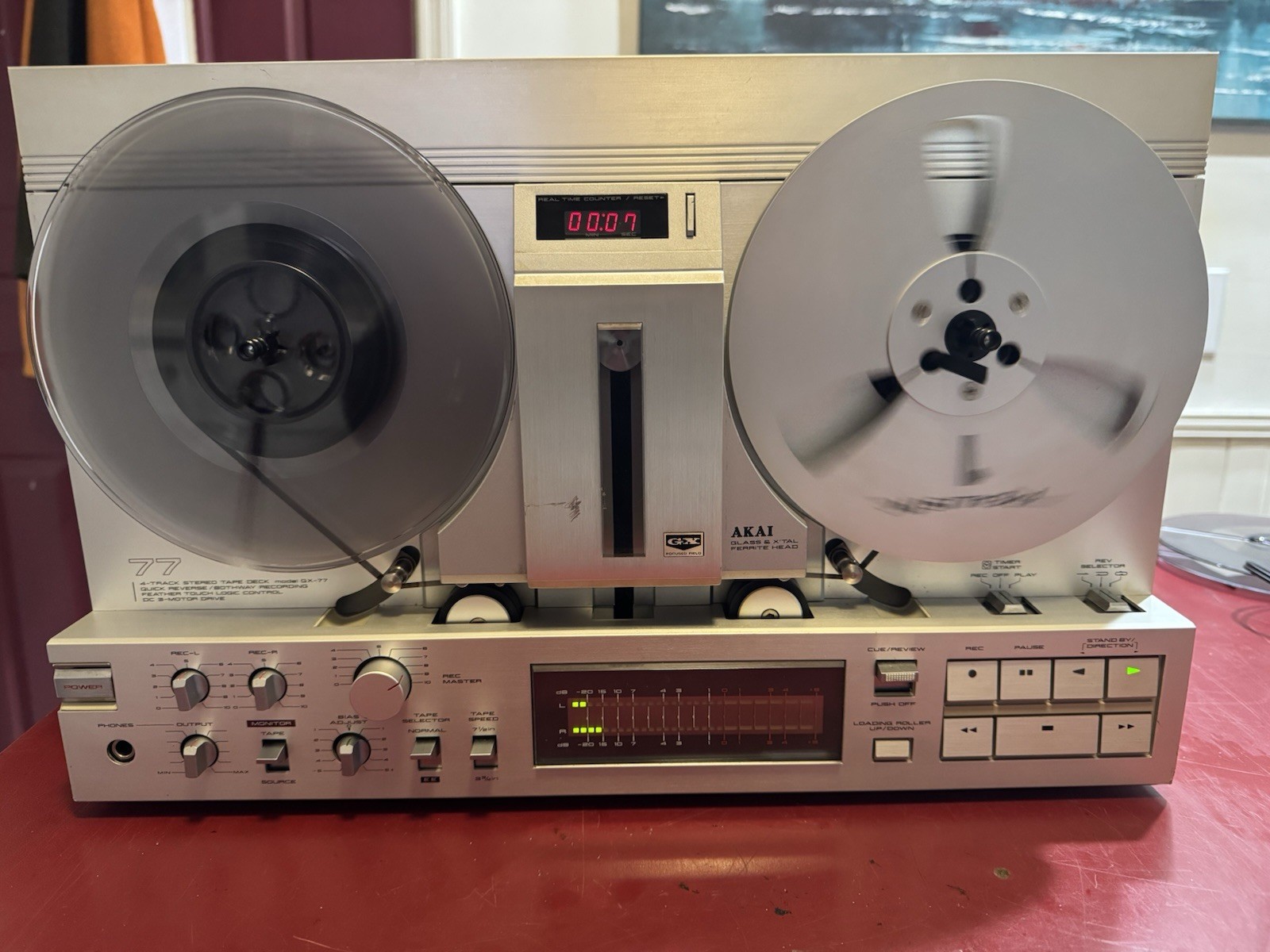 akai gx-77 reel to reel-fresh Service.works Perfectly.comes With Extra’s.manual