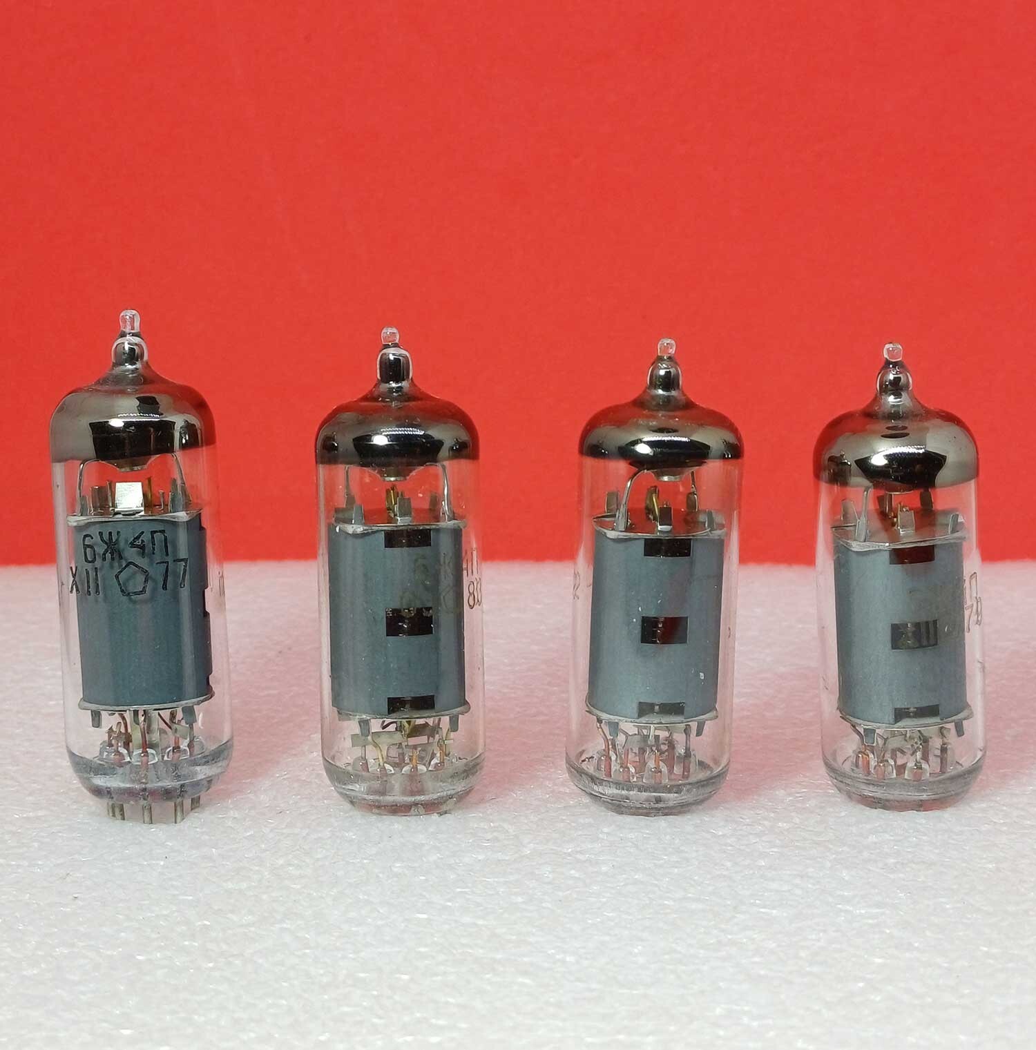4pcs IN LOT x 6J4P ~ 6AU6 ~ EF94 ~ 754 USSR vintage Tube = FREE SHIP