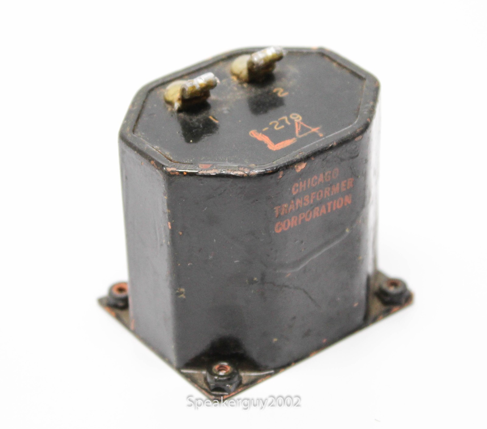 Vintage Chicago Transformer Shielded Power Supply Choke / 10.3H 486 Ohm — RM12