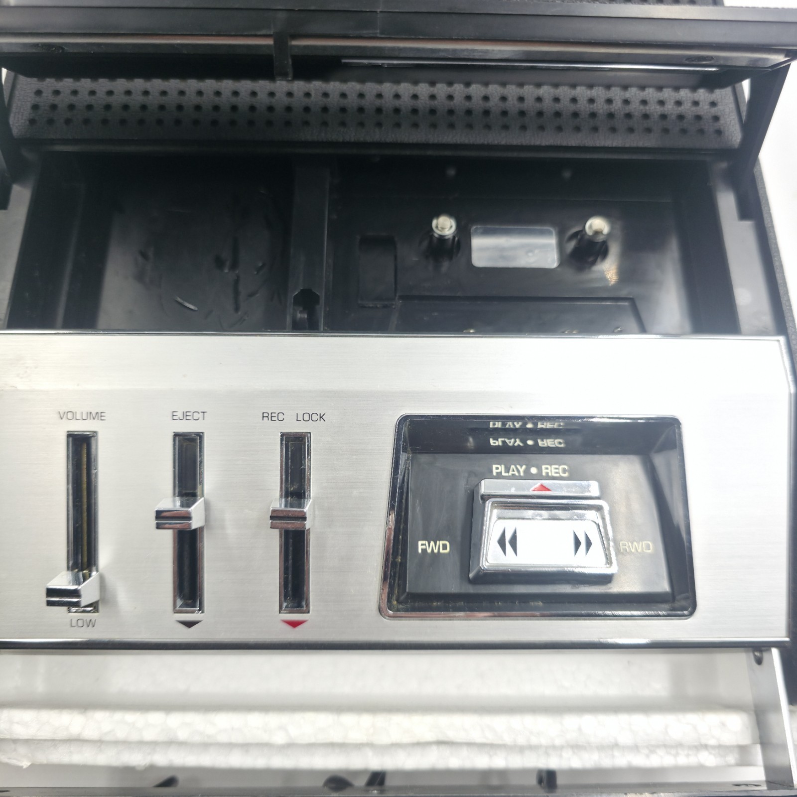 VTG 1970s GENERAL ELECTRIC PORTABLE CASSETTE PLAYER🔥NOS NEW Condition🔥WORKS