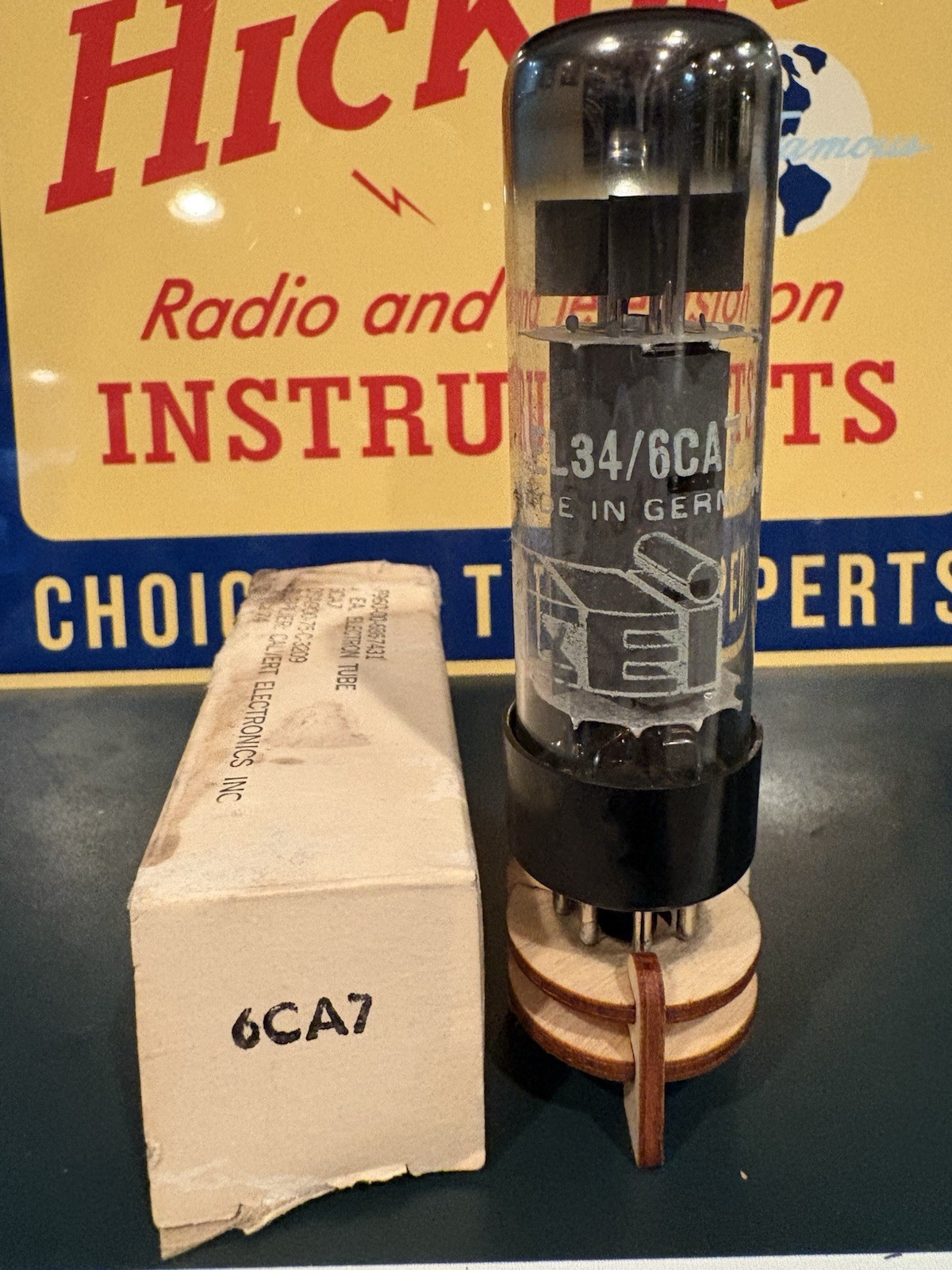 1974 CEI RFT Germany 6CA7 EL34 Power Tube TV7&Maxi Test NOS NIB 🔊