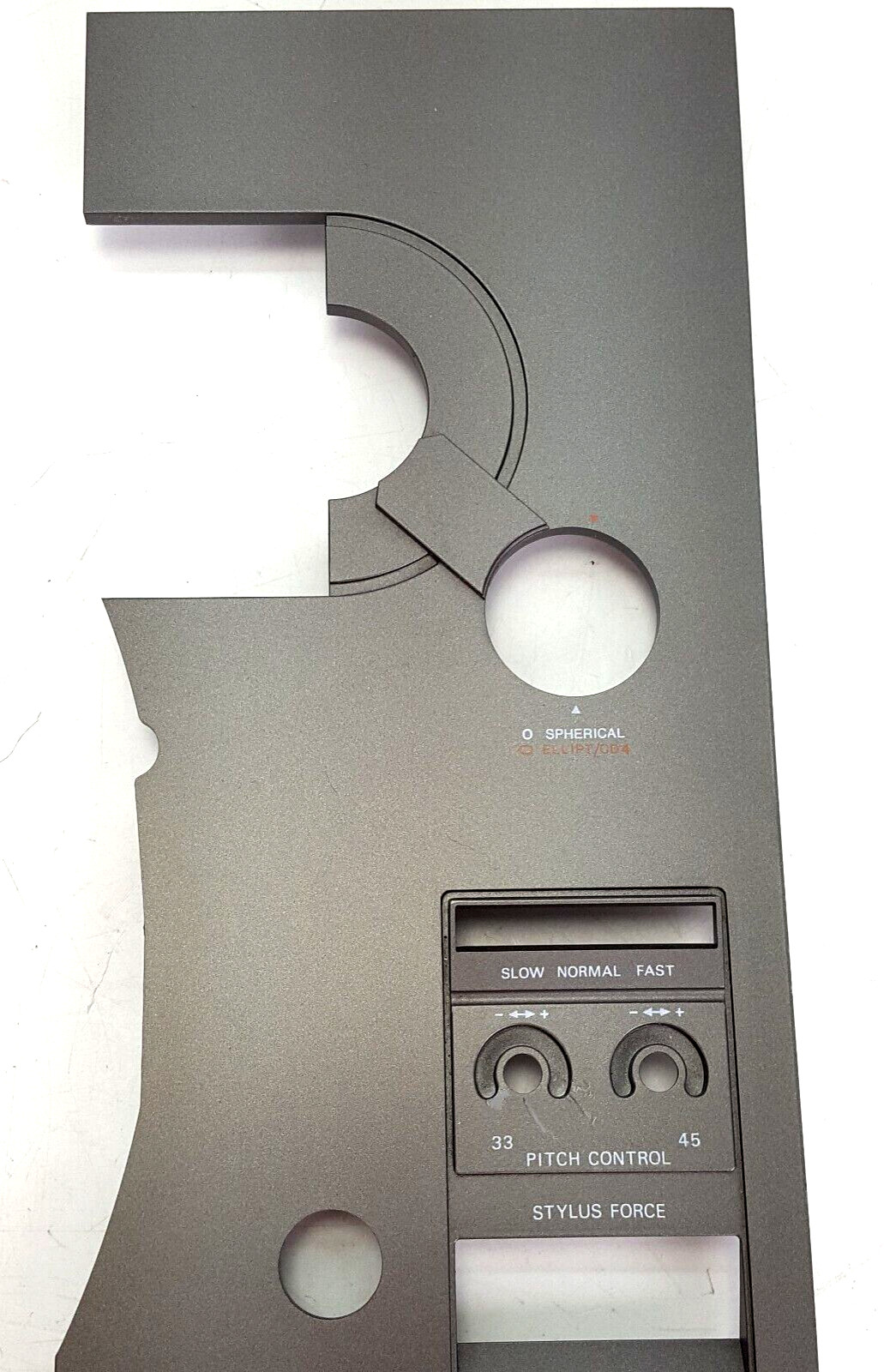Philips 777 Direct Control Turntable, Top Side Plastic Plate