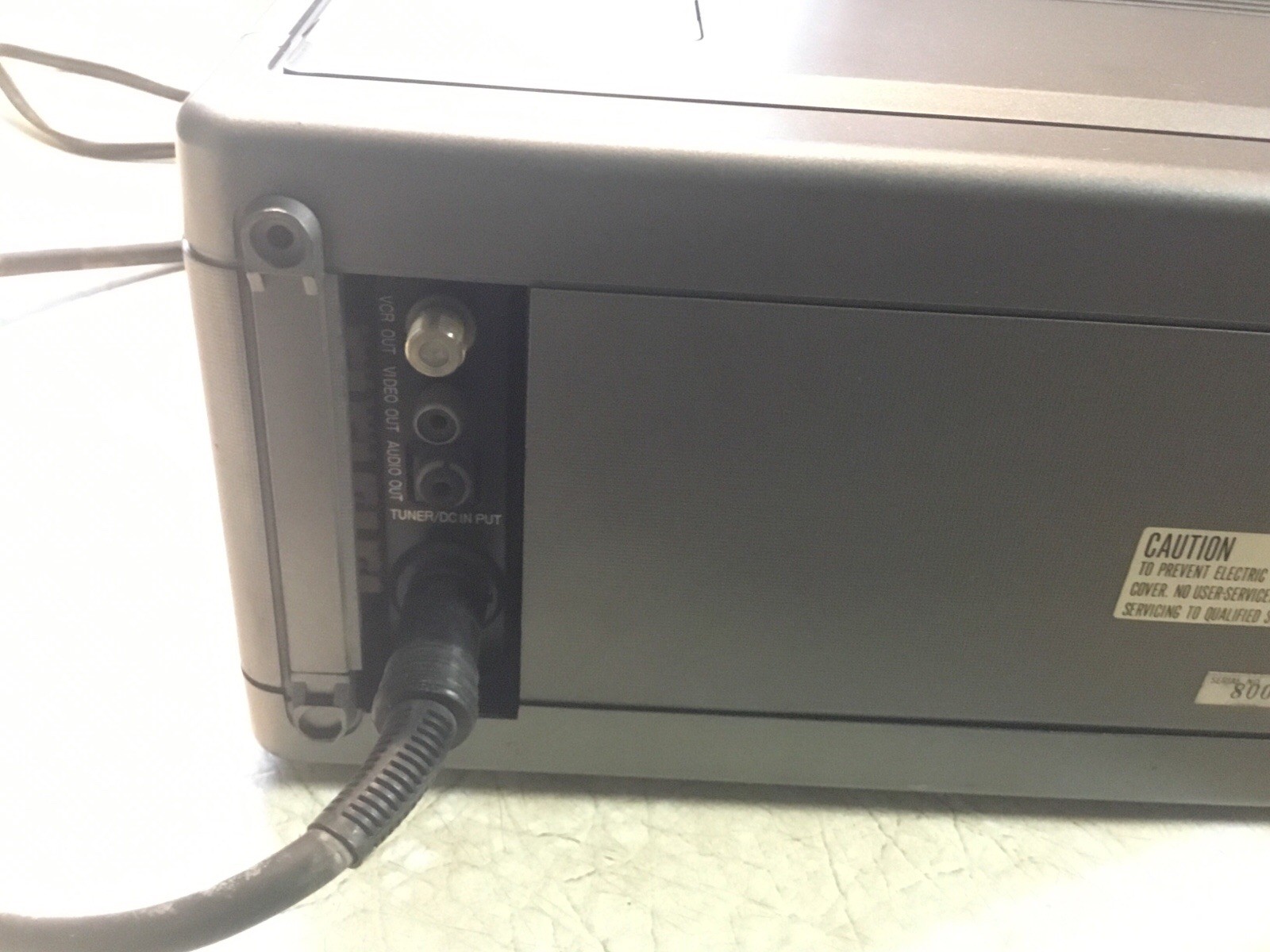 Sears Betavision VCR & Case & Video Tuner Clock VHF/UHF POWER UP RARE 1980 Lot