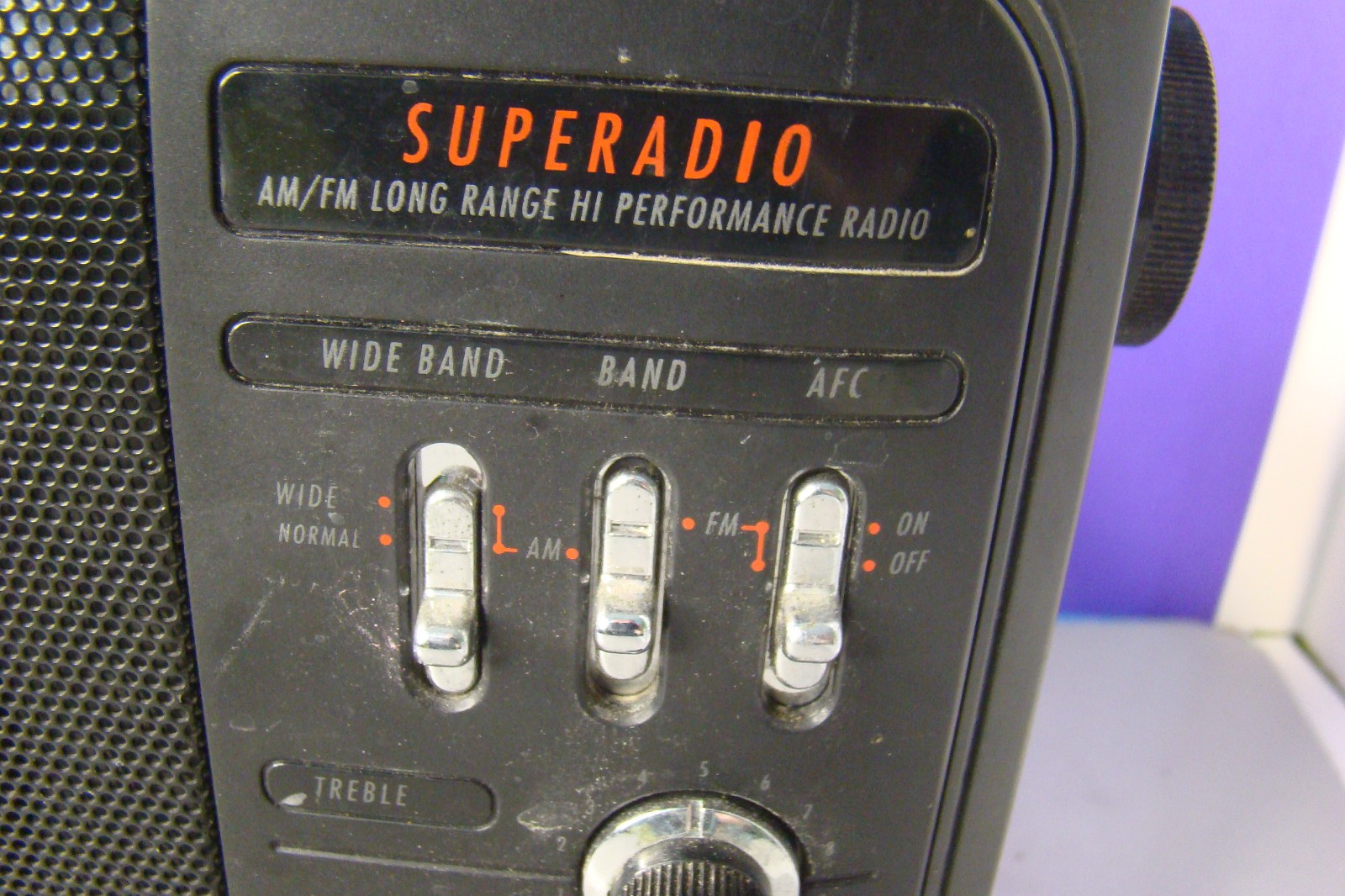 Vintage GE Super Radio Model 7-2887A FM/AM Wide Band Radio Tested WORKING