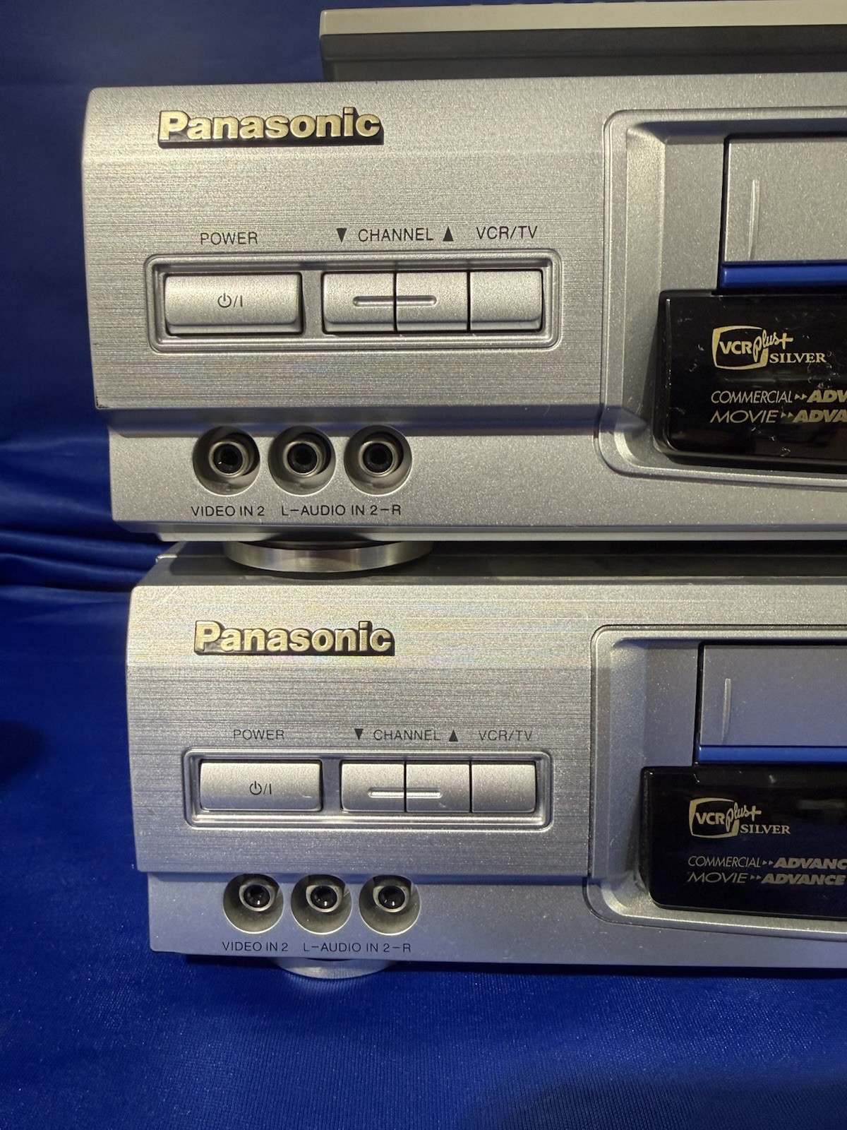 Panasonic PV-V4621 VCR with Remote – Lot of 2 – Both Played Tape