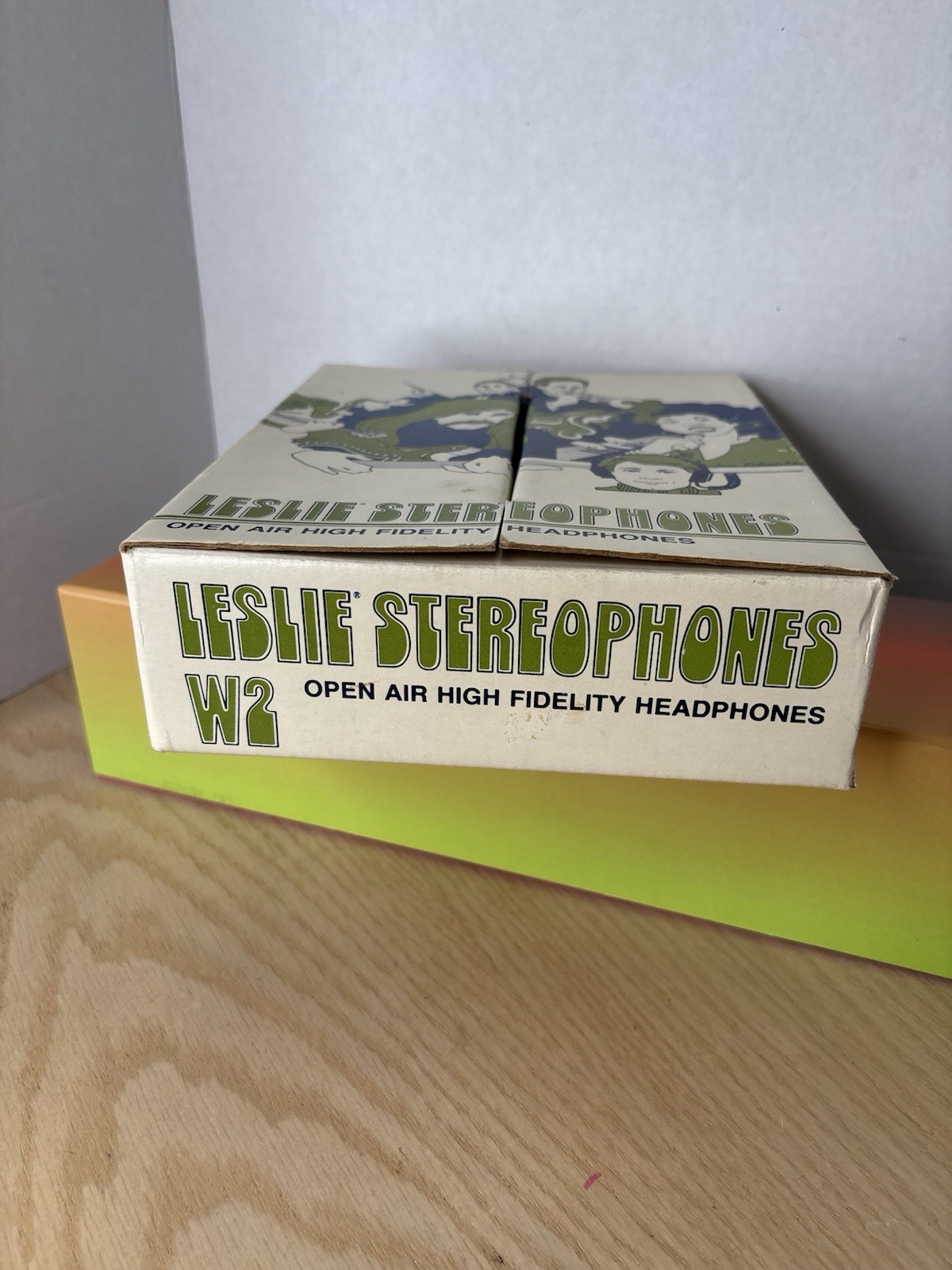 Leslie Stereophones W2 Open Air High Fidelity Headphones Open Box VTG Japan USED