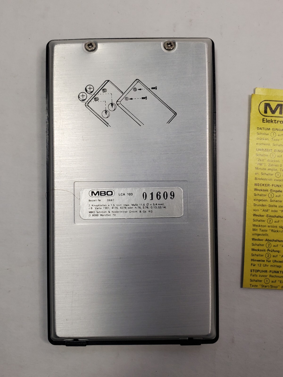 MBO LCA-103 Vintage Calculator – Working