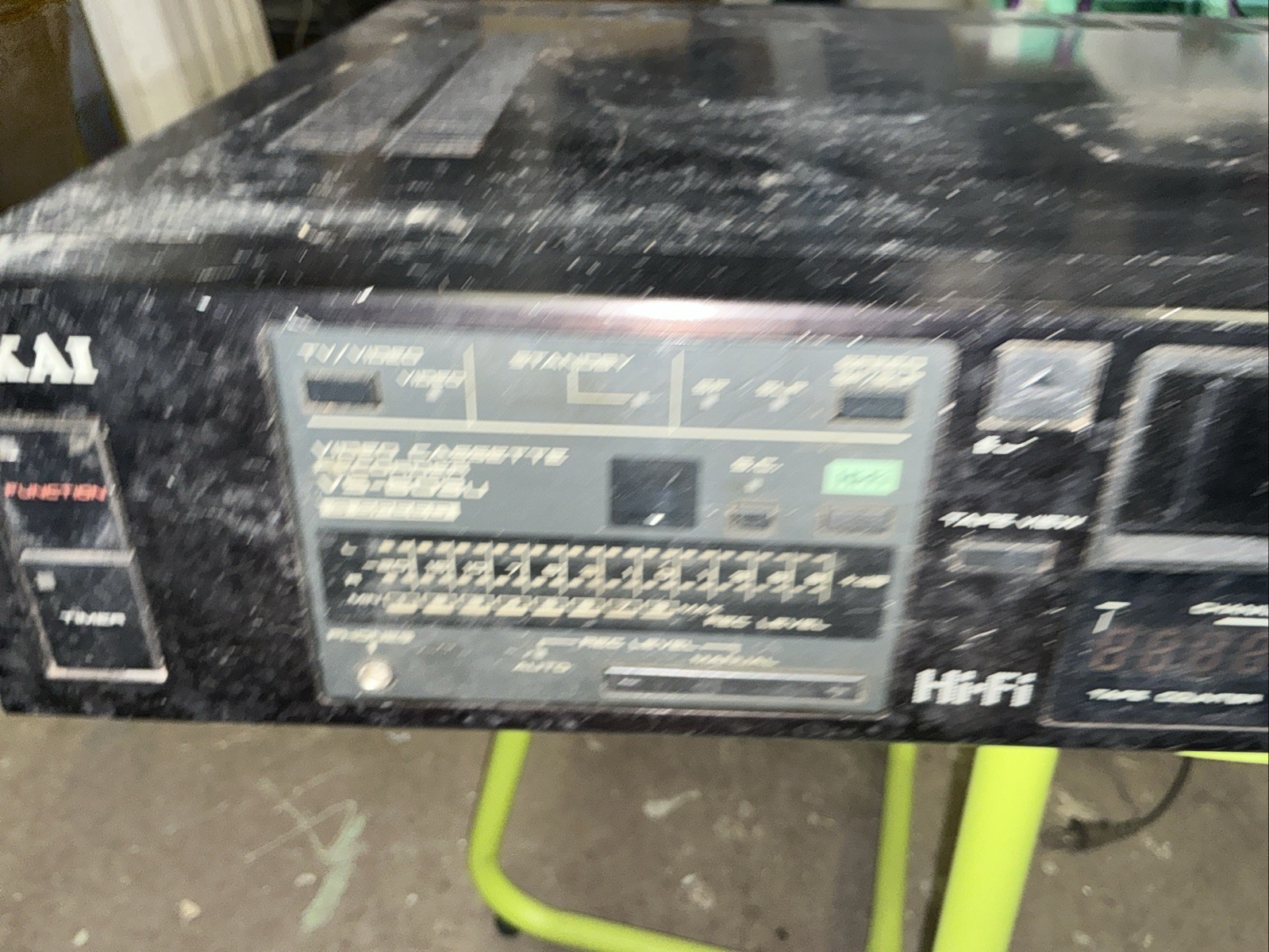 Akai Model Number VS-K603 6 Head Hi-Fi Video Recorder Read Description