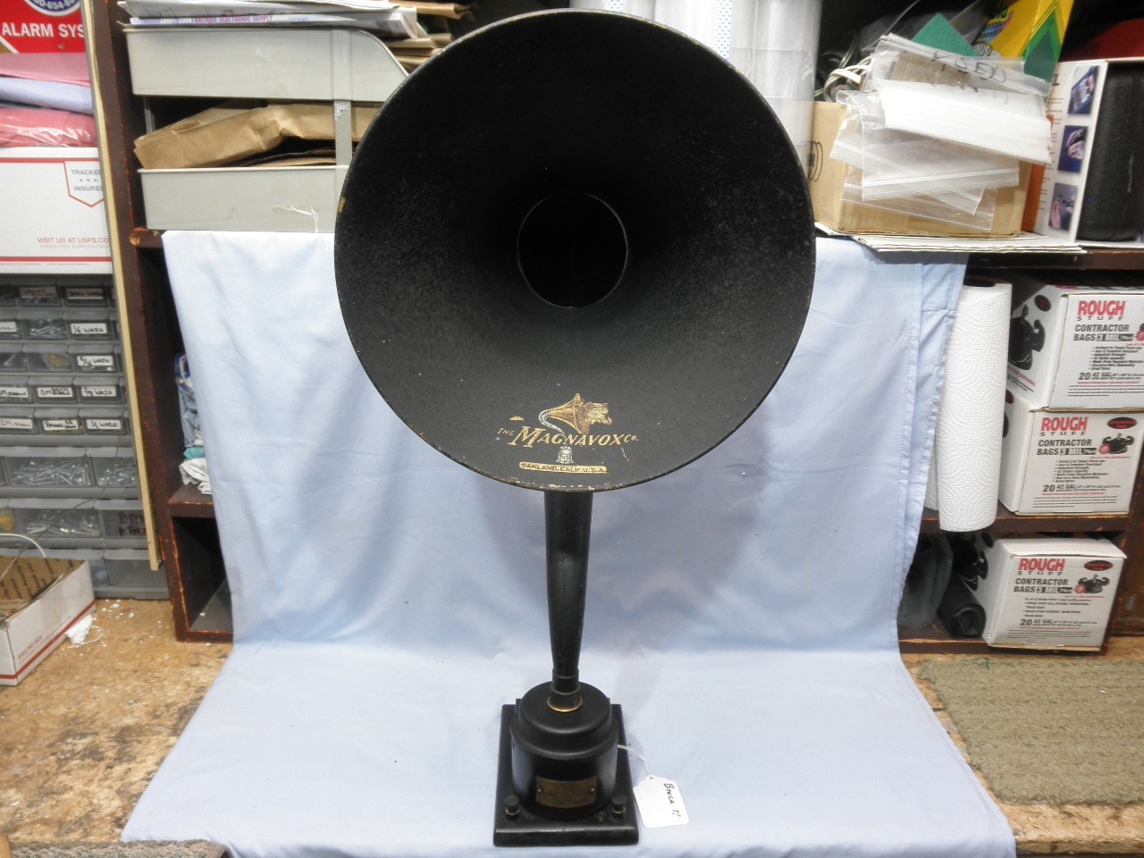 EXCELLENT 1922 MAGNAVOX R3 Mod. B POWERED 14.5” HORN SPEAKER- Chidester Repaired