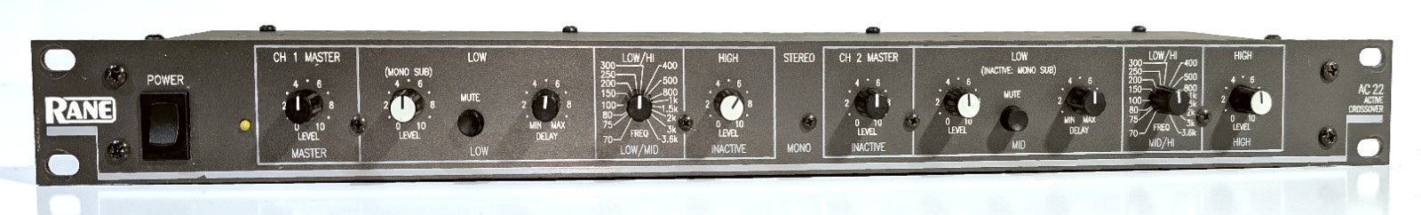 🔥【PRO SERVICED】Rane AC22 2-Ch Active 2/3-Way Crossover w Sub Out~Rack💥GUARANTY