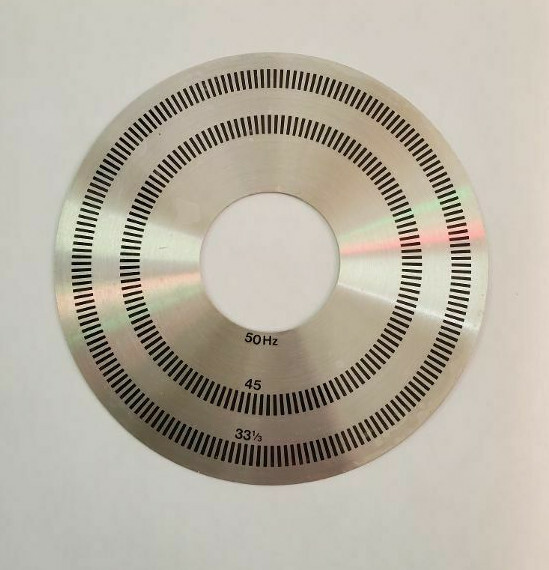 BSR Turntable Record Player Speed Strobe Disc 50hz (Europe) 3″
