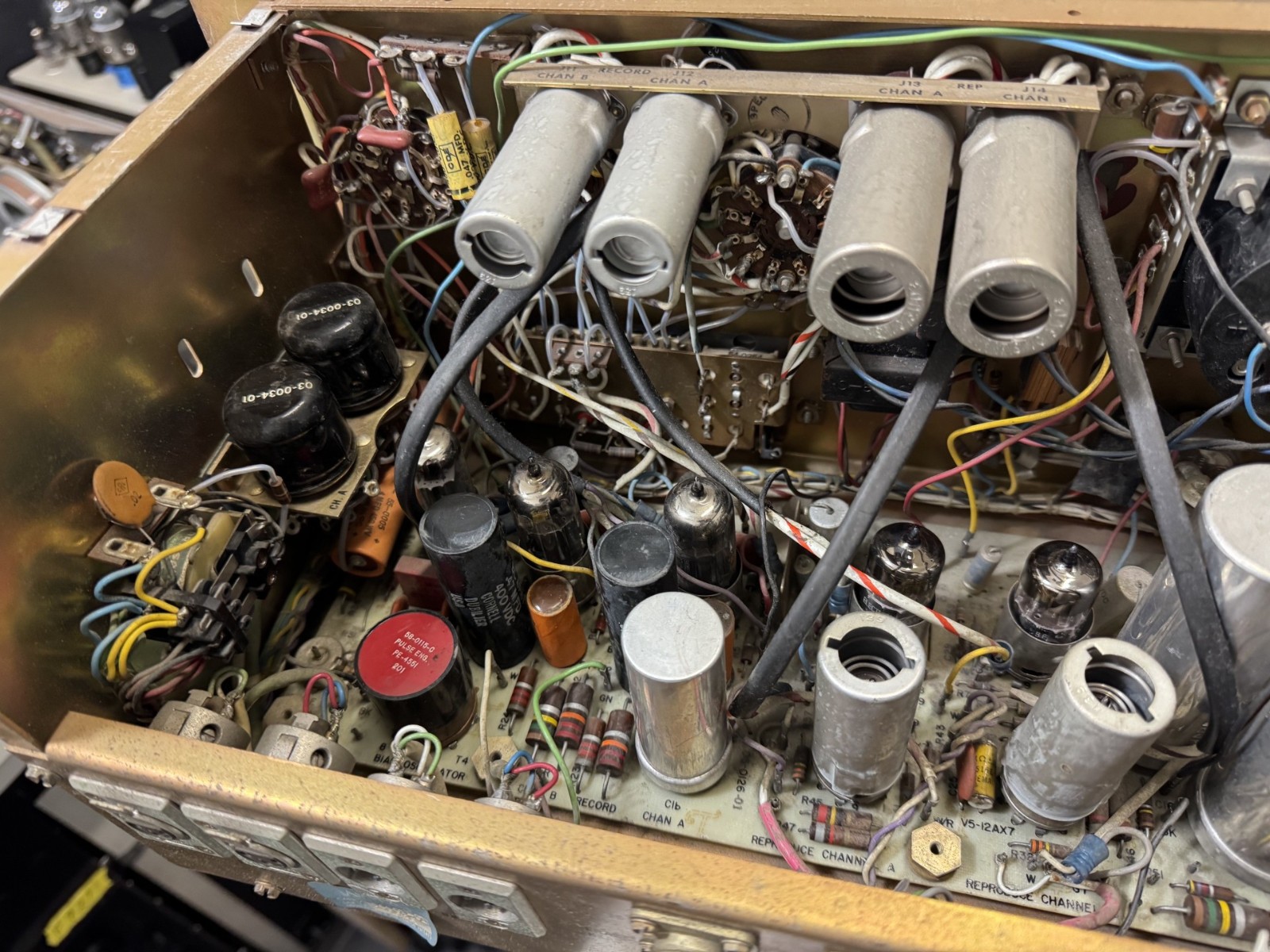 Ampex 354 TUBE reel to reel working 　as is