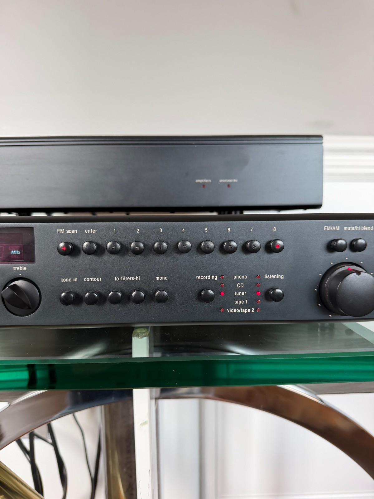 ADCOM GTP-500 II Stereo Preamplifier/Tuner + ACE-515 AC Enhancer Tested Works