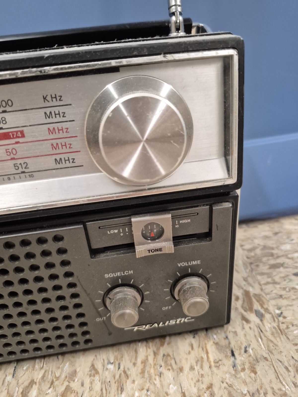 Vintage Realistic Patrolman-50 Portable Radio Untested Retro Untested Radioshack