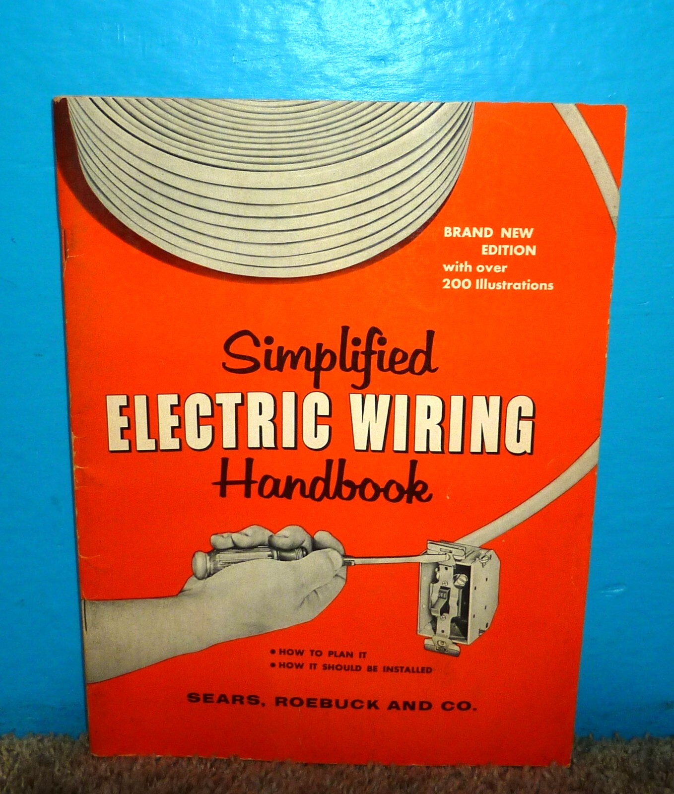 Sears, Roebuck & Co. Simplified Electric Wiring Handbook Original 1957