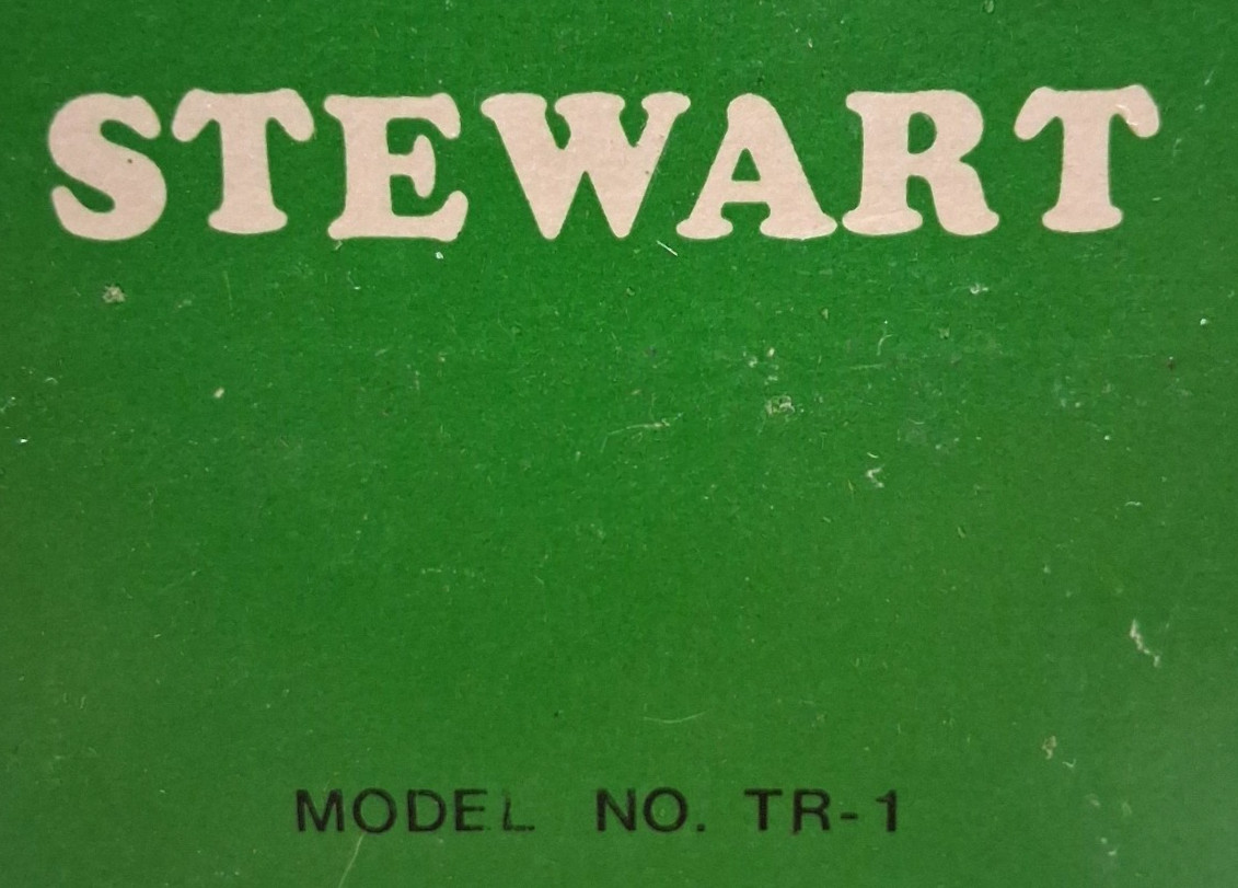 AM FM Portable Radio – Vintage Stewart – TR-1 – Tested – Complete in Retail Box