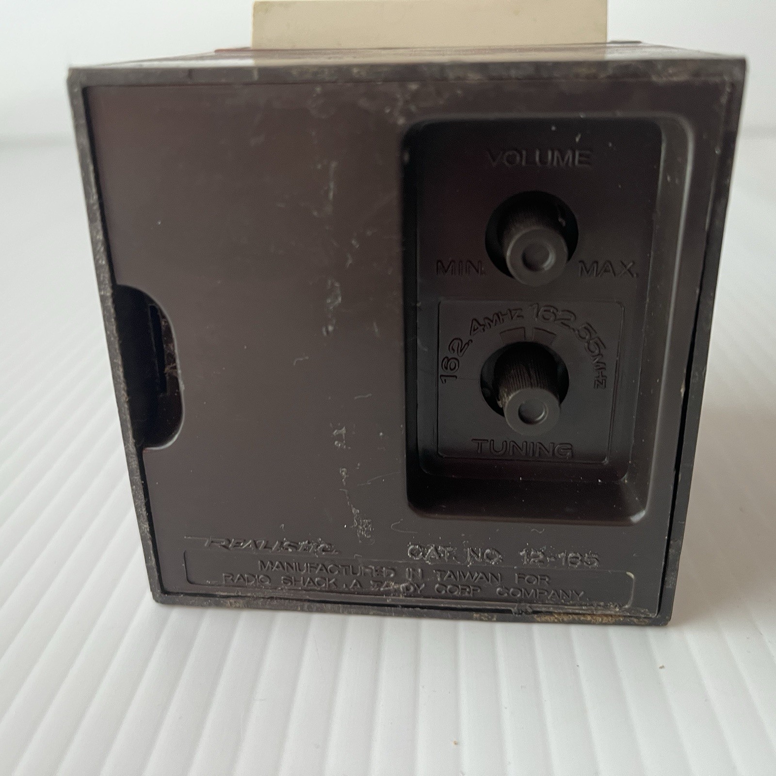 Vintage Realistic Weatheradio Cube Radio Shack Weather Radio 12-165