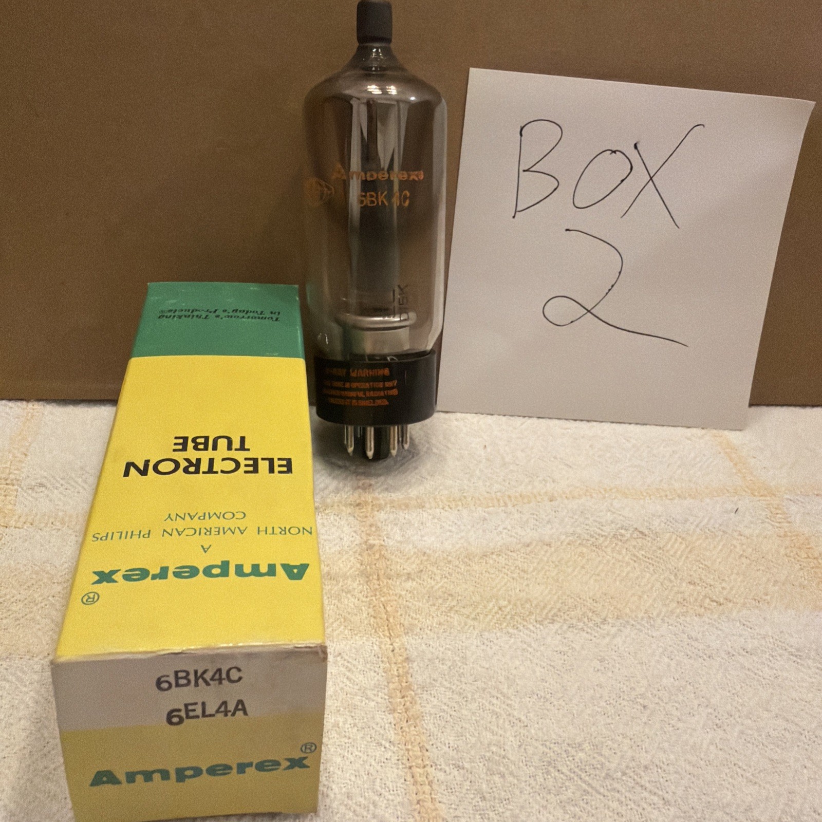 Amperex 6BK4C Electron Tube 6BK4C/6EL4A NEW IN BOX